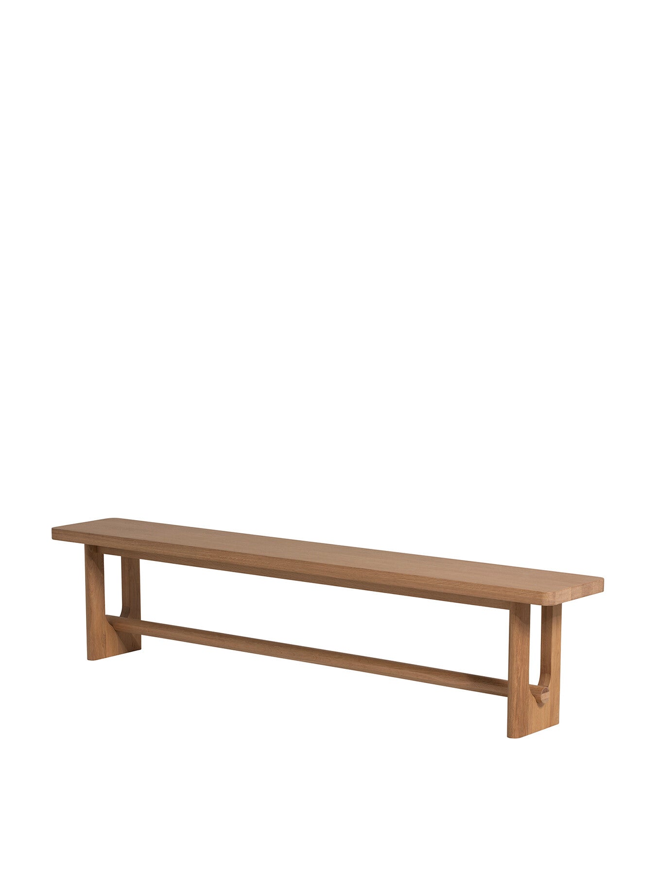Brown Olav Neutral Wood 186Cm Dining Bench