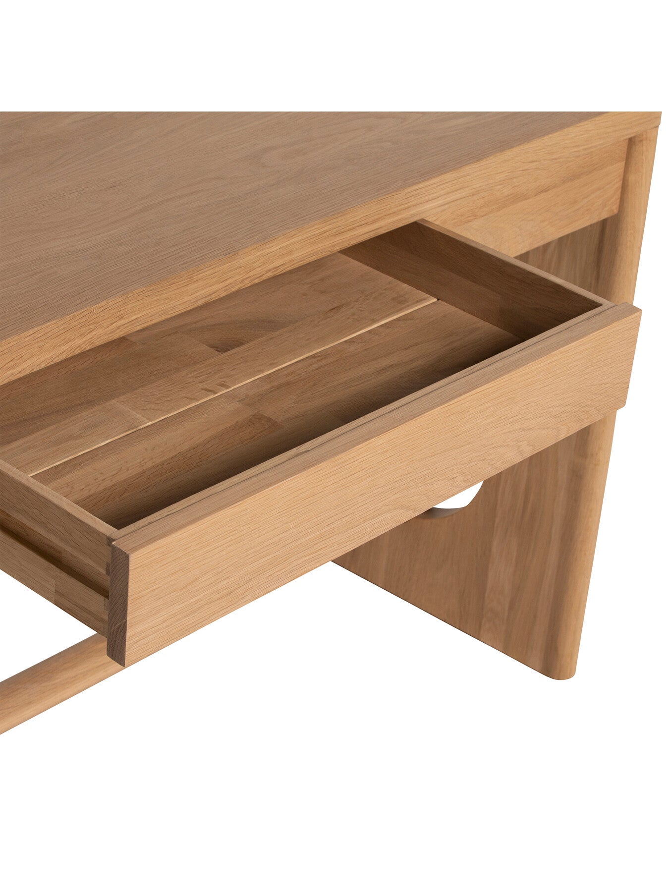 Brown Olav Neutral Wood 140Cm Computer Desk