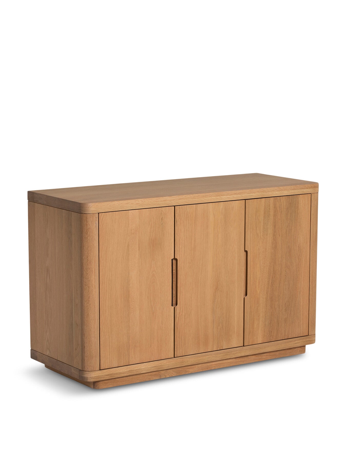 Brown Olav Neutral Wood 3 Door Sideboard