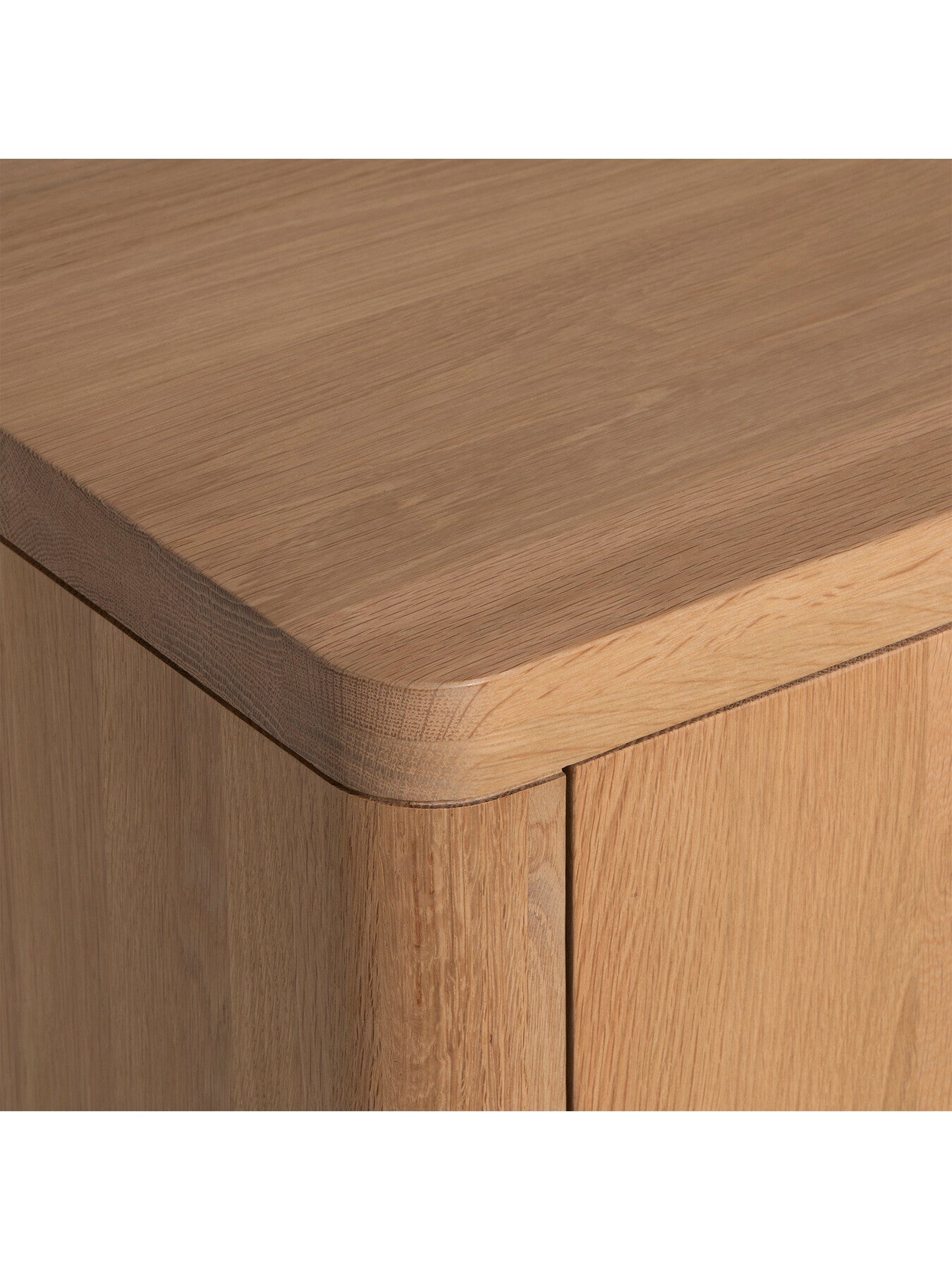 Brown Olav Neutral Wood 3 Door Sideboard