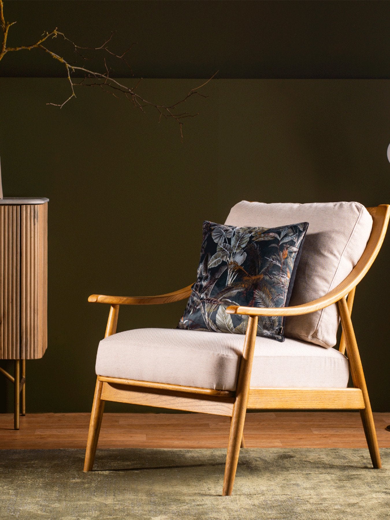 Runa Armchair, Cream