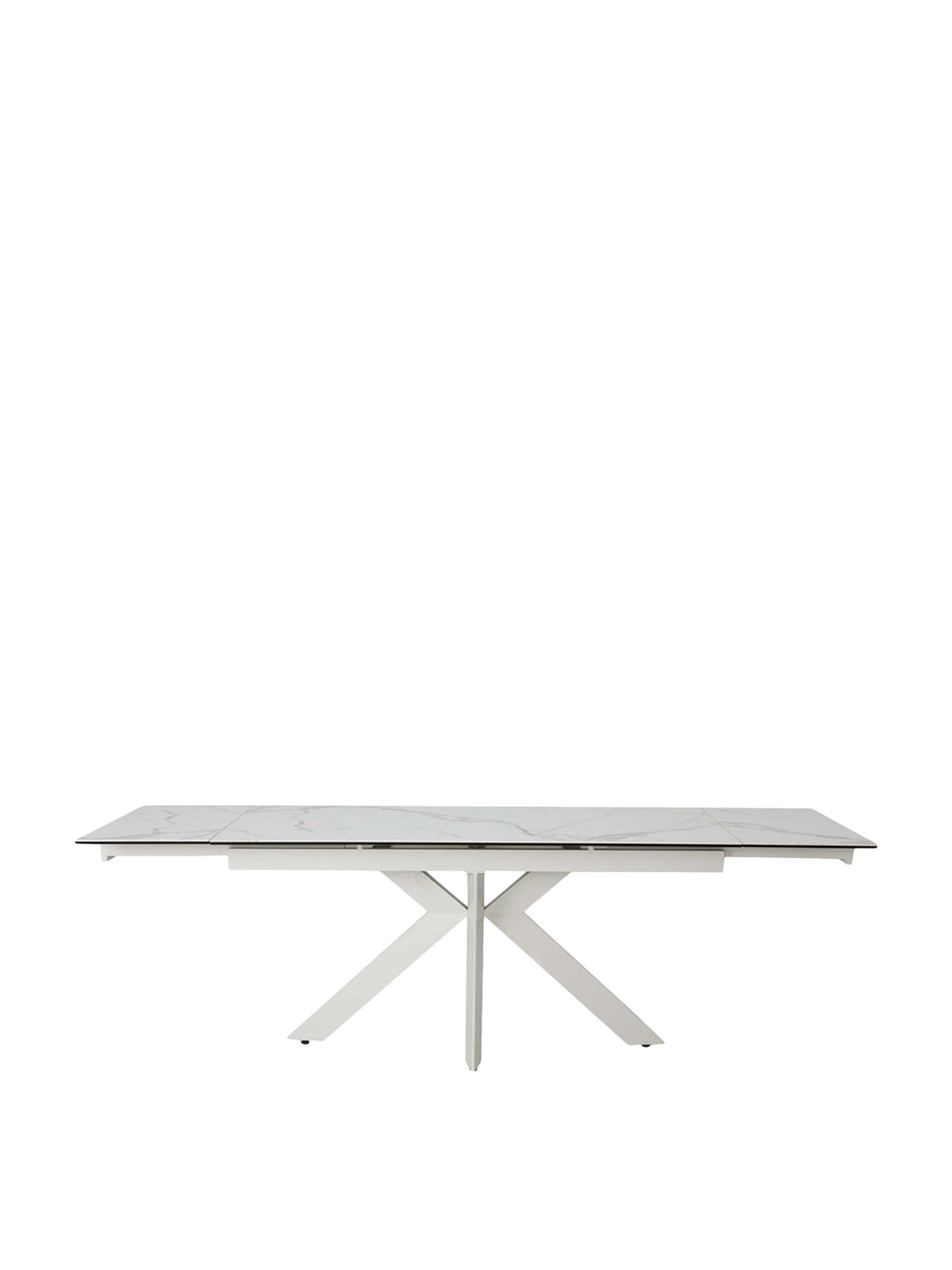Salerno Extending Dining Table, Matte Staturio