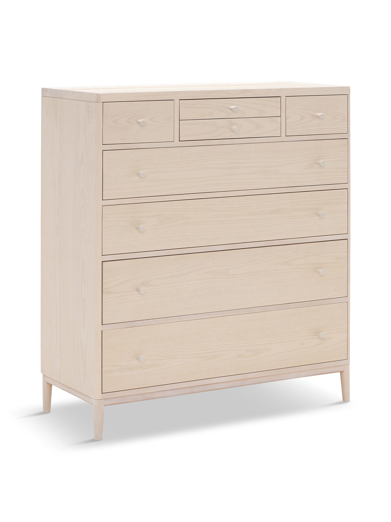 Neutral Ercol Salina 8 Drawer Tall Chest