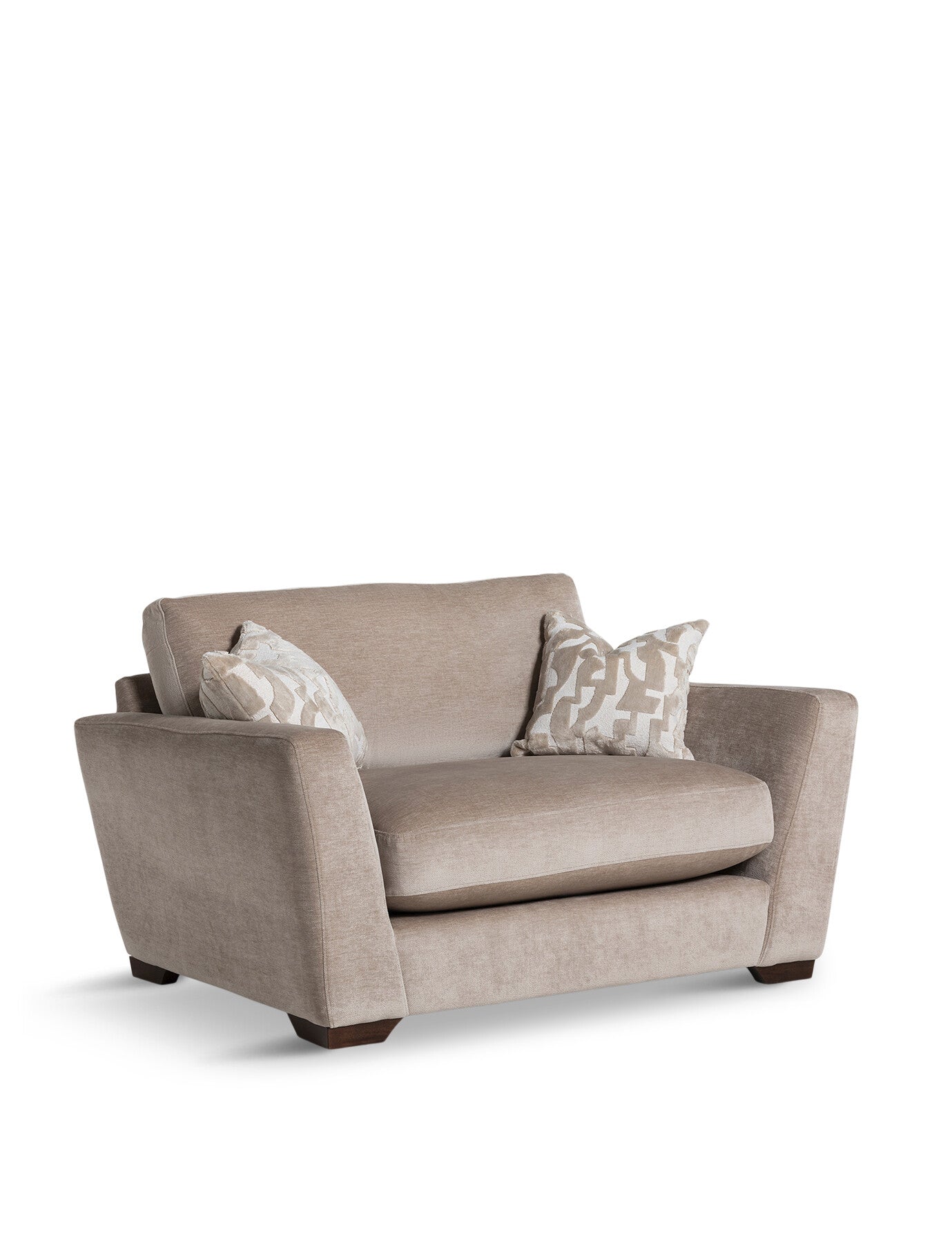 Neutral Tahoma Fabric Snuggle Chair