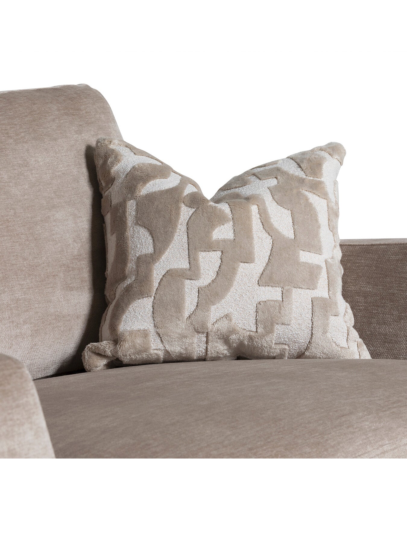 Neutral Tahoma Fabric Snuggle Chair