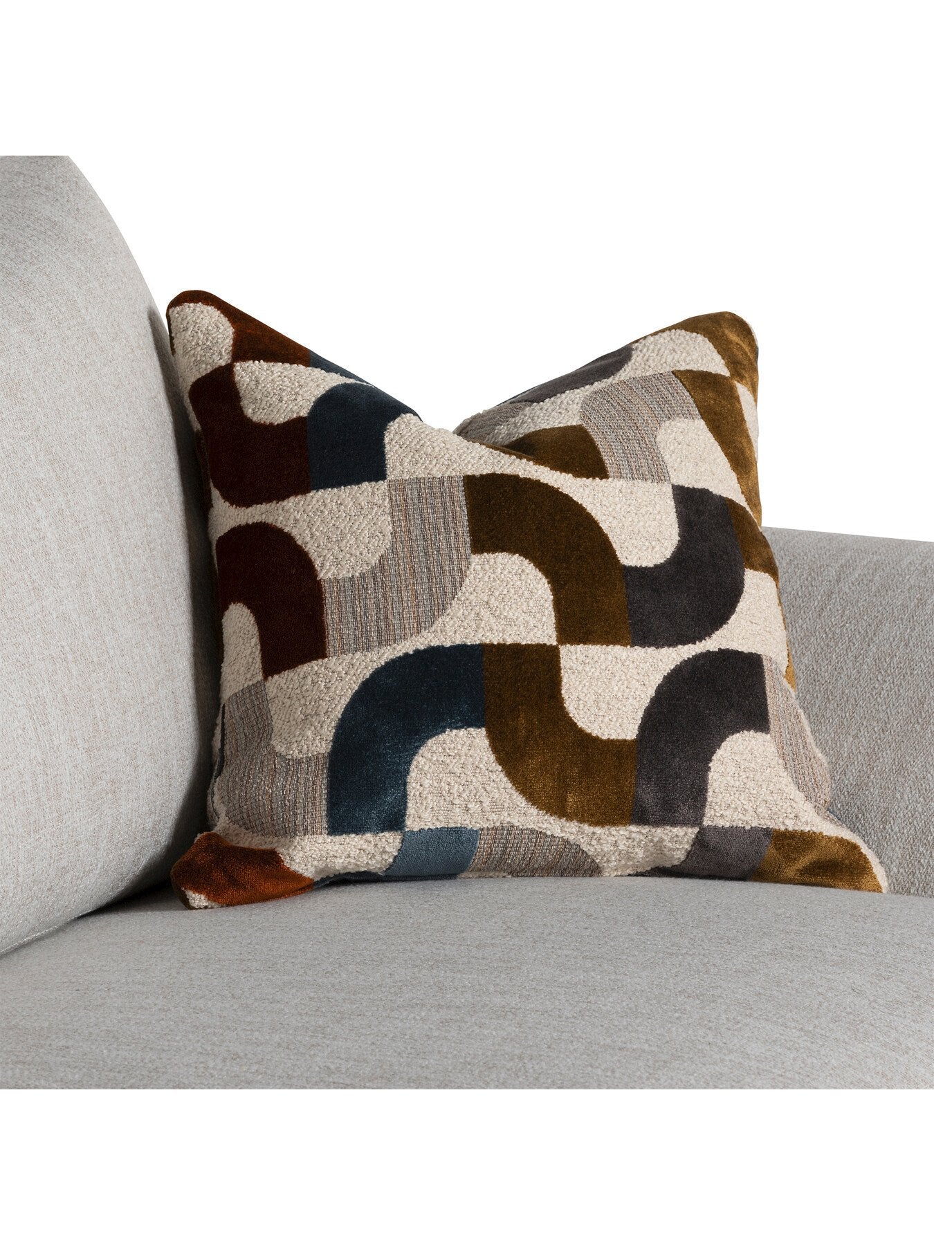 Neutral Tetbury Fabric Large 2 Seater Sofa