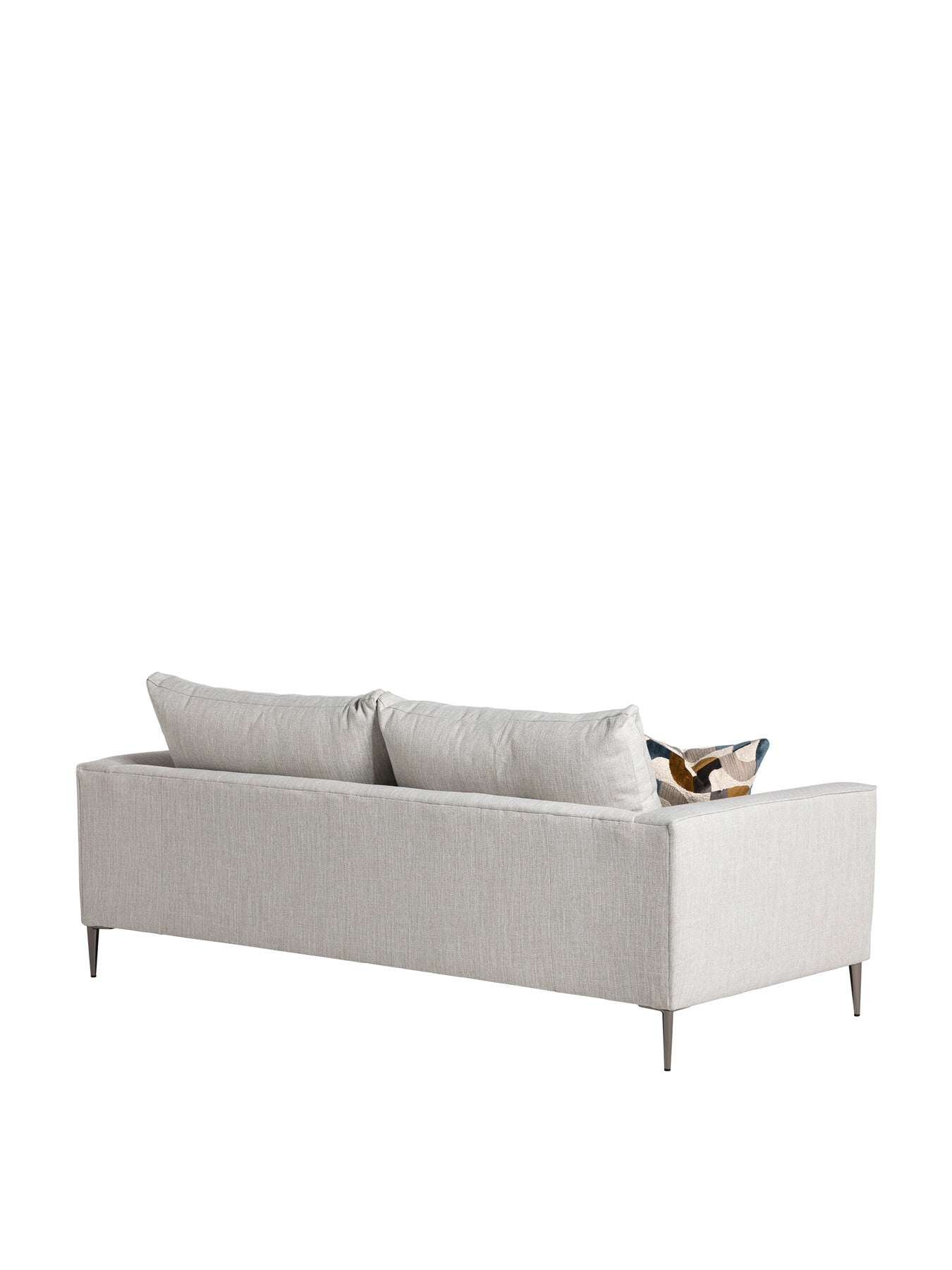 Neutral Tetbury Fabric Large 2 Seater Sofa