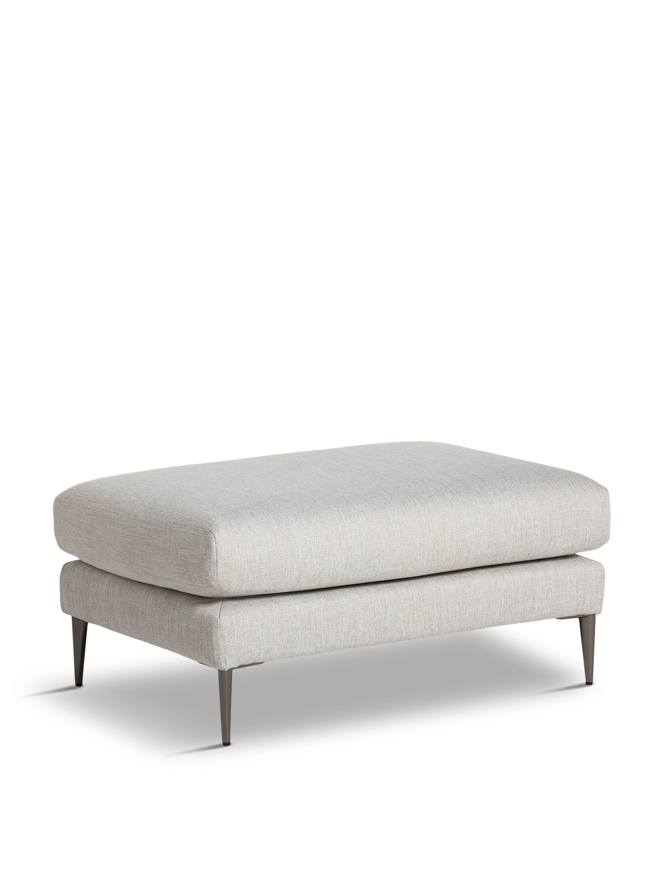 Neutral Tetbury Fabric Footstool