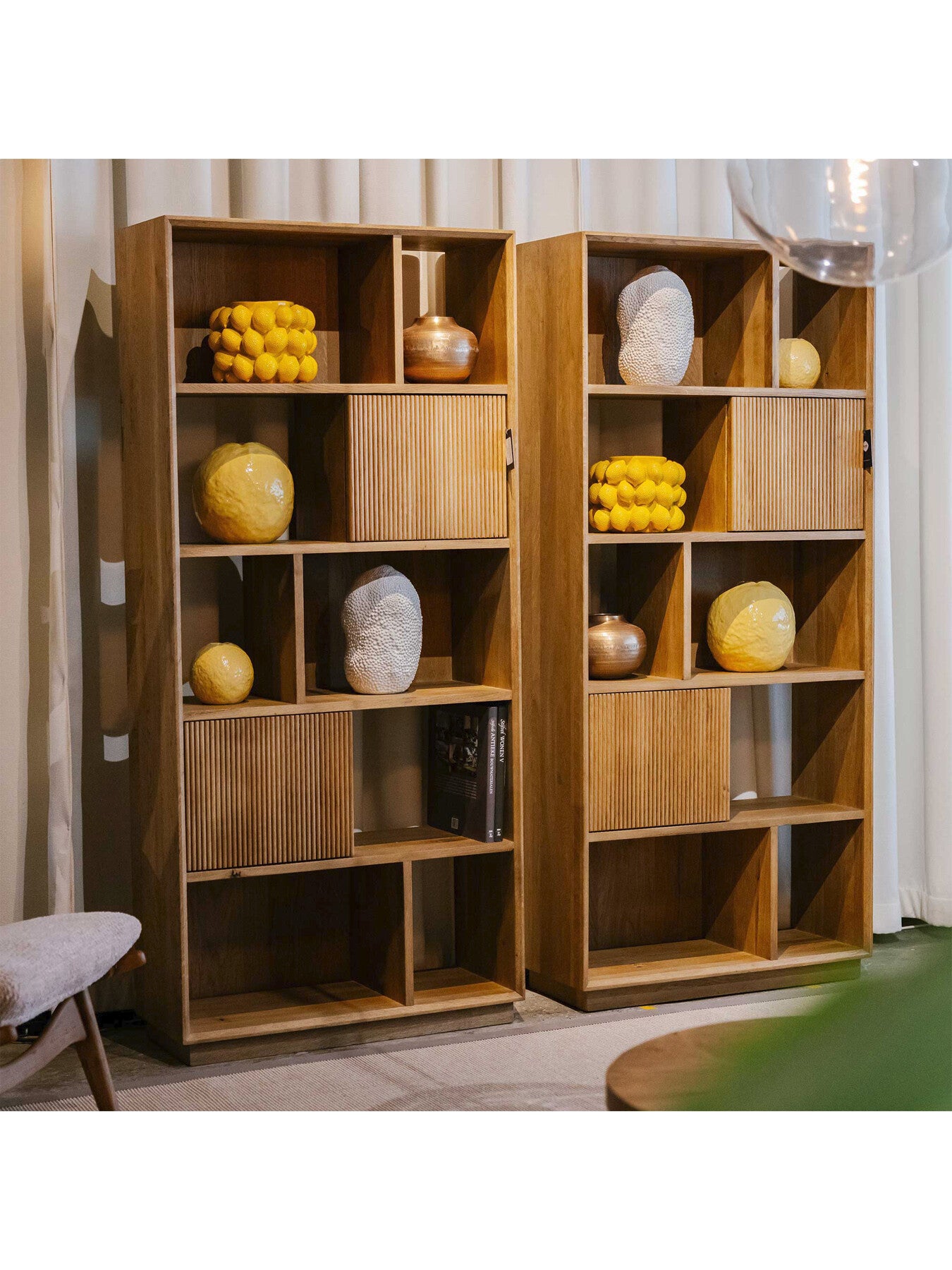 Brown Tallis 2 Door Wooden Bookcase