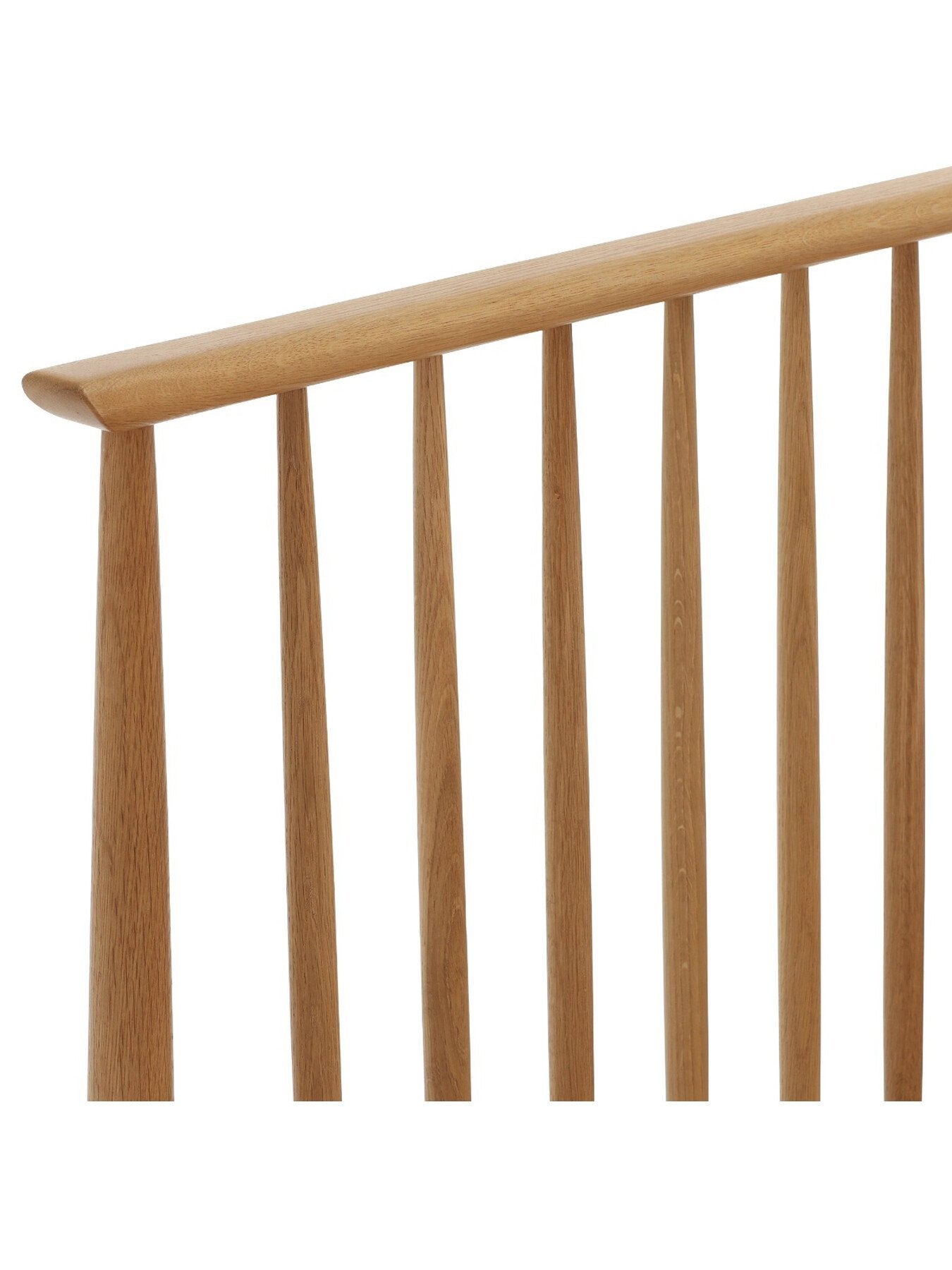 Neutral Teramo Light Brown Wood Spindle King Bed Frame