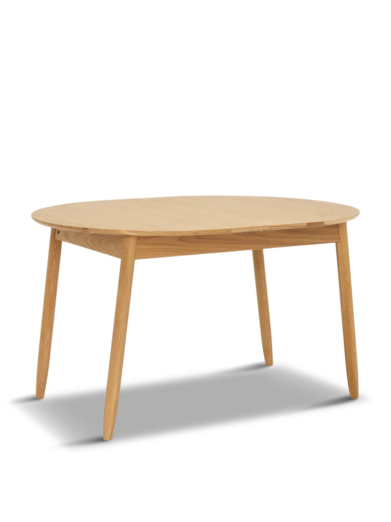 Neutral Teramo Oak Wood Small Extending Dining Table