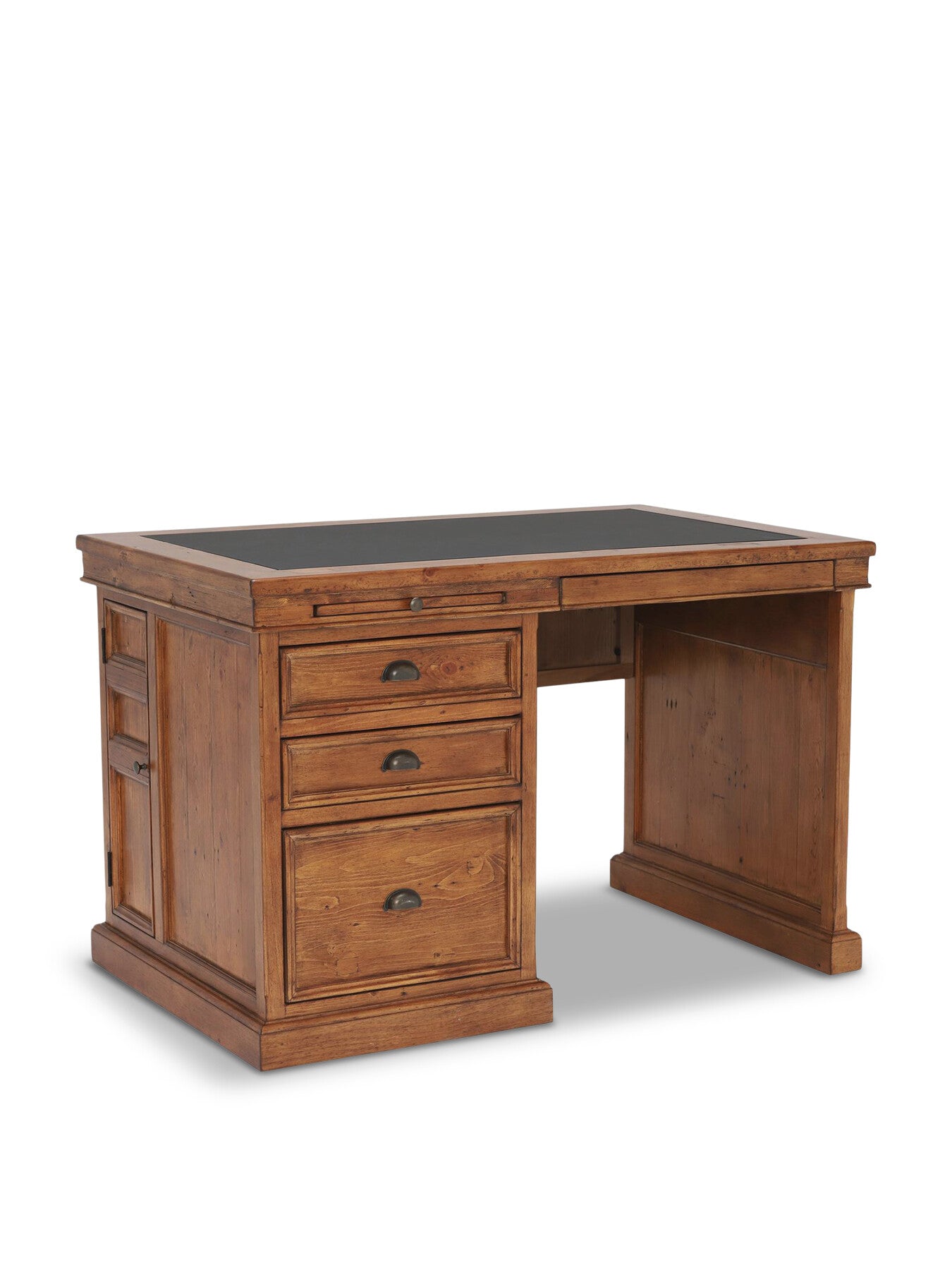 Villiers Reclaimed Wood Single Pedestal Desk