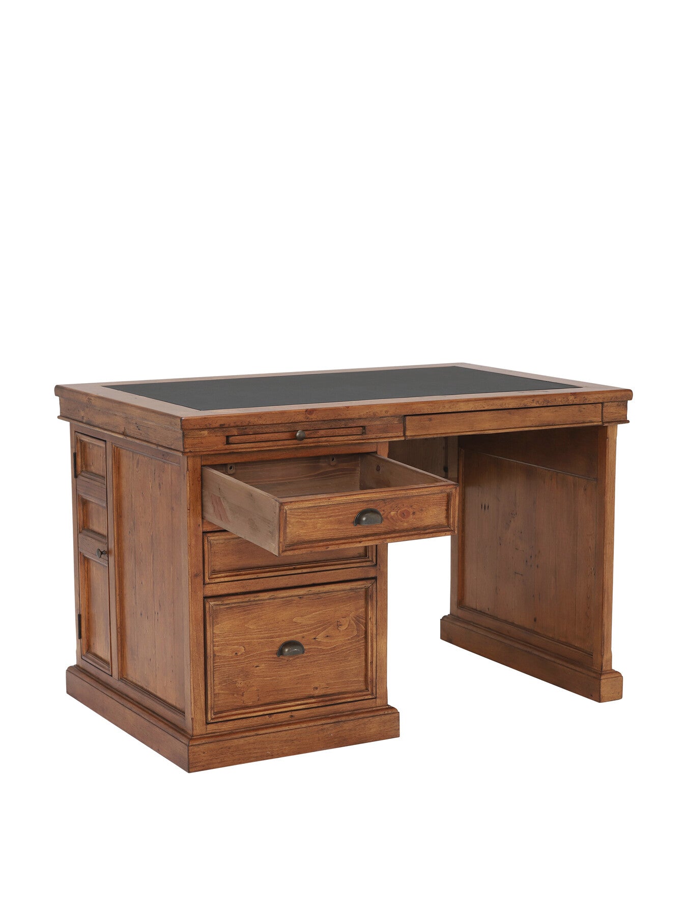 Villiers Reclaimed Wood Single Pedestal Desk