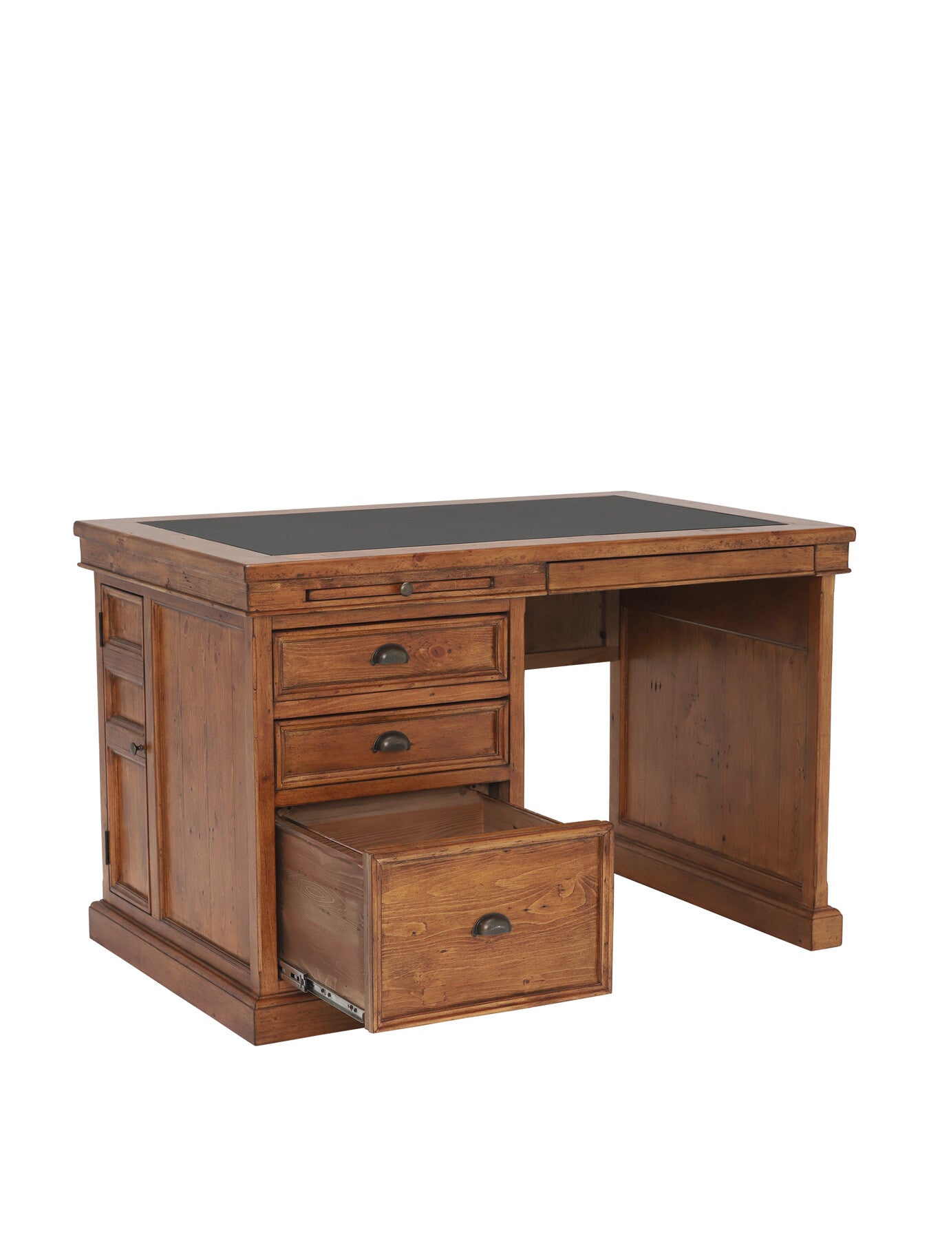 Villiers Reclaimed Wood Single Pedestal Desk