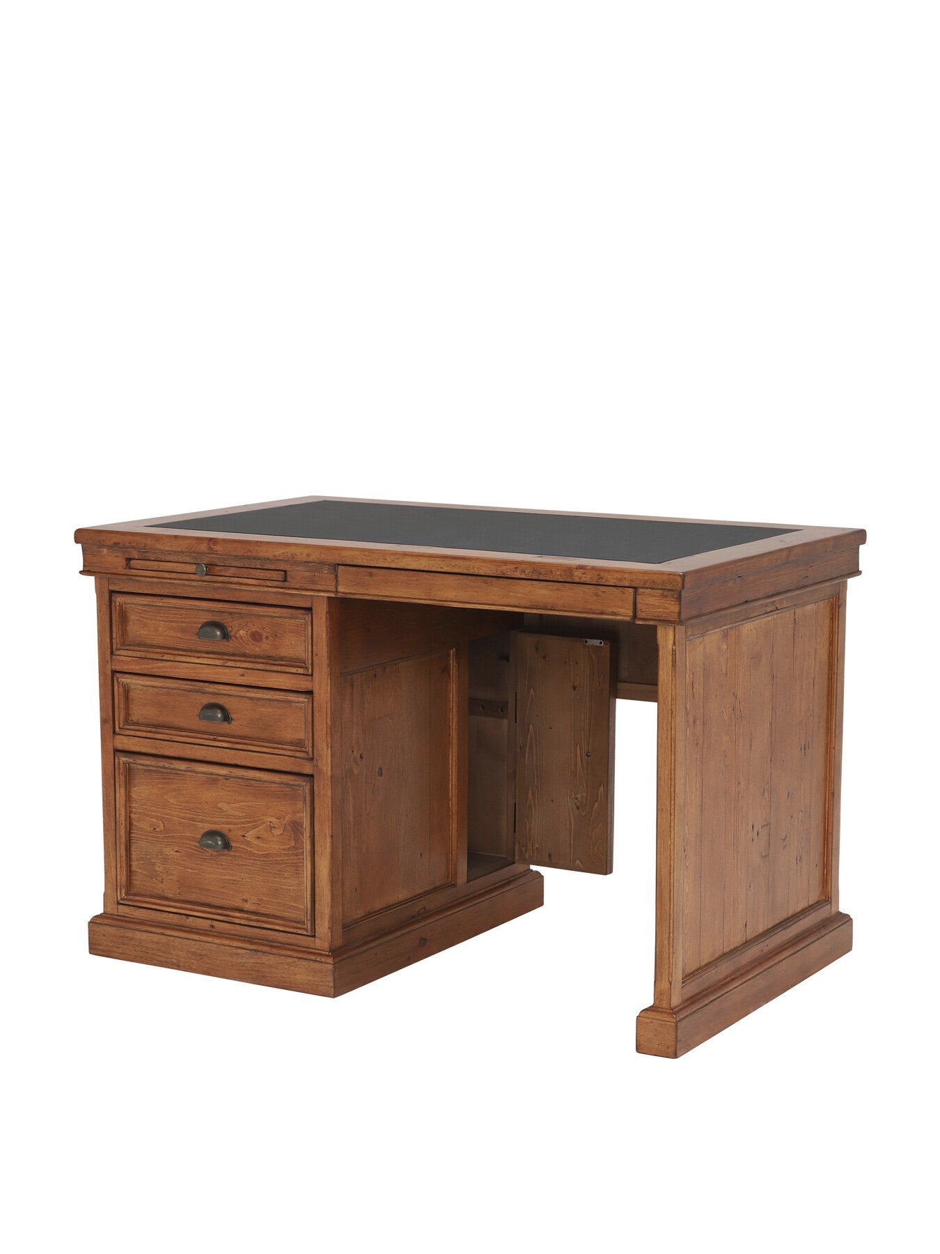 Villiers Reclaimed Wood Single Pedestal Desk
