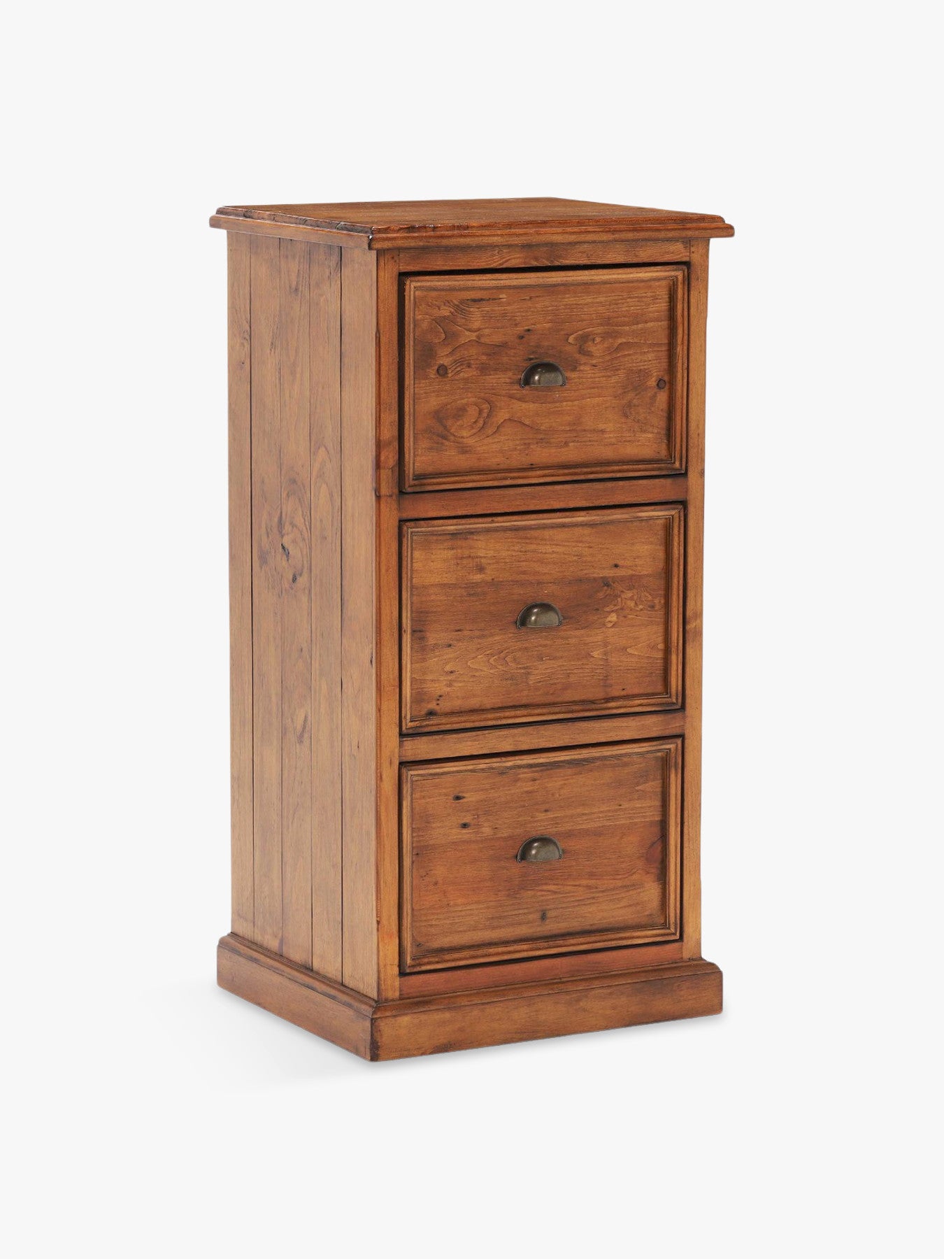 Villiers Reclaimed Wood 3 Drawer Filing Cabin