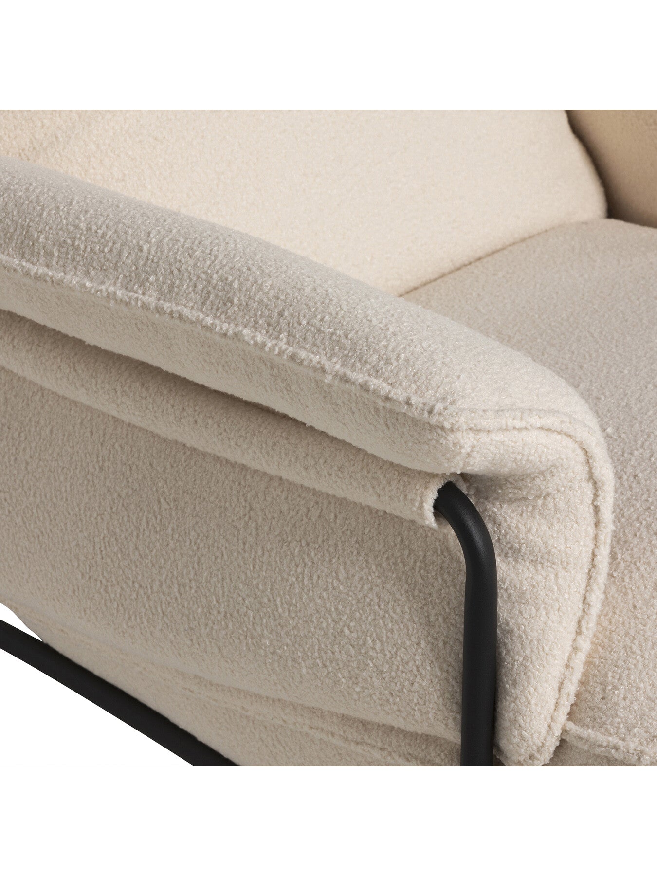 Neutral Vinci Neutral Boucle Armchair