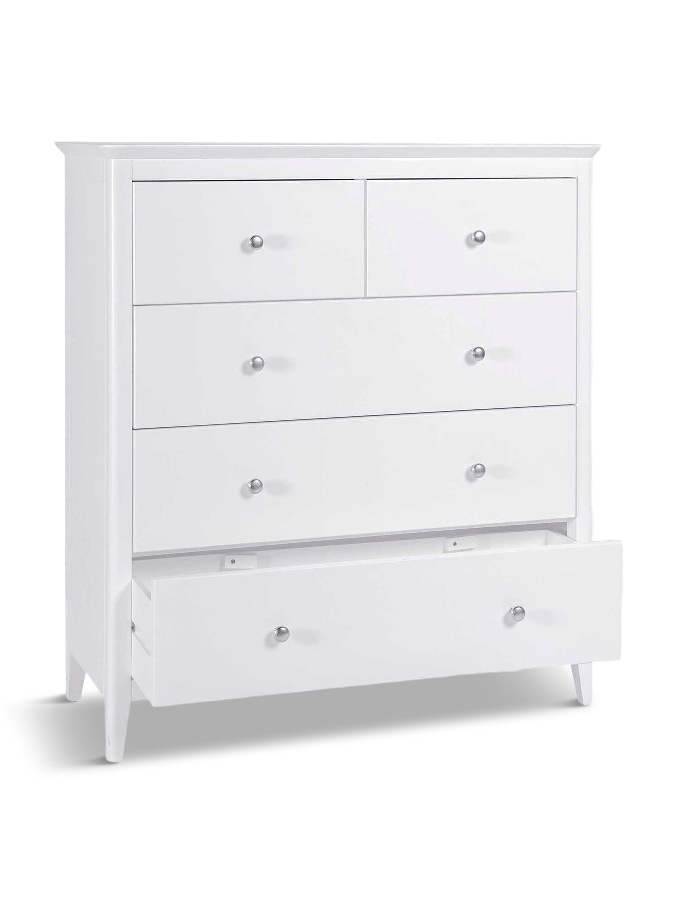 Springwell Wooden 5 Drawer Chest Of Drawers