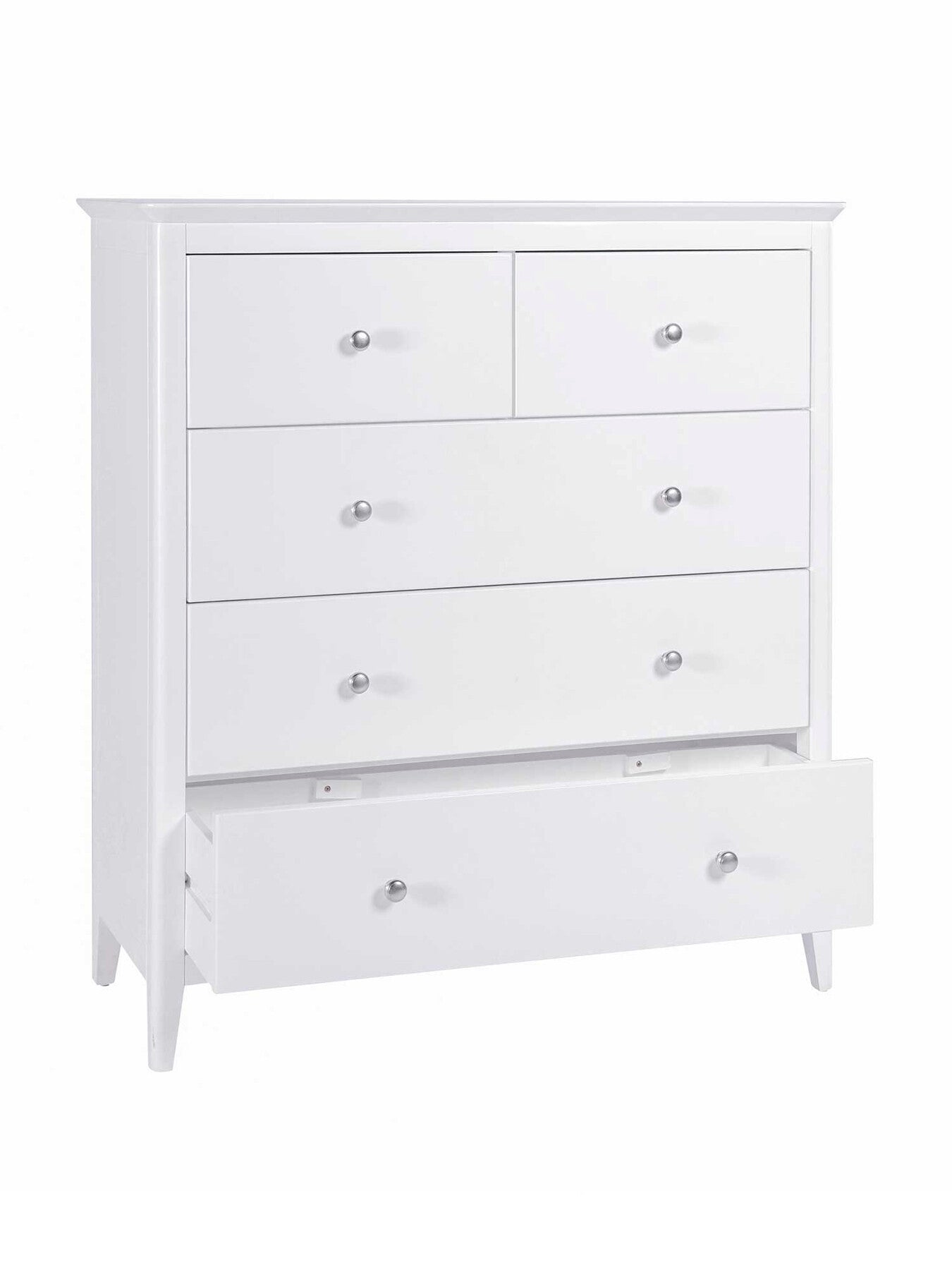 Springwell Wooden 5 Drawer Chest Of Drawers