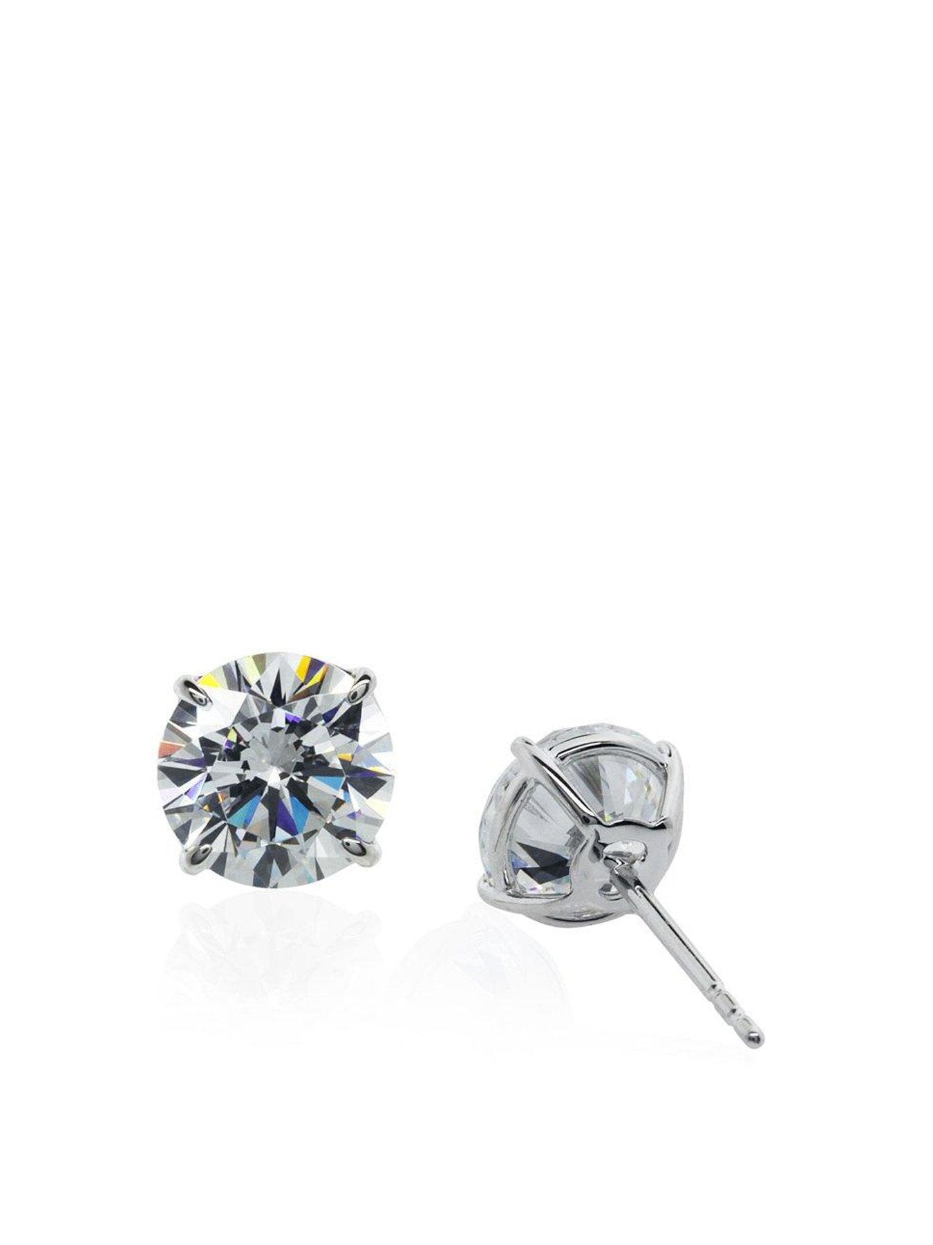 Eternal Prong Diamond Stud Earrings