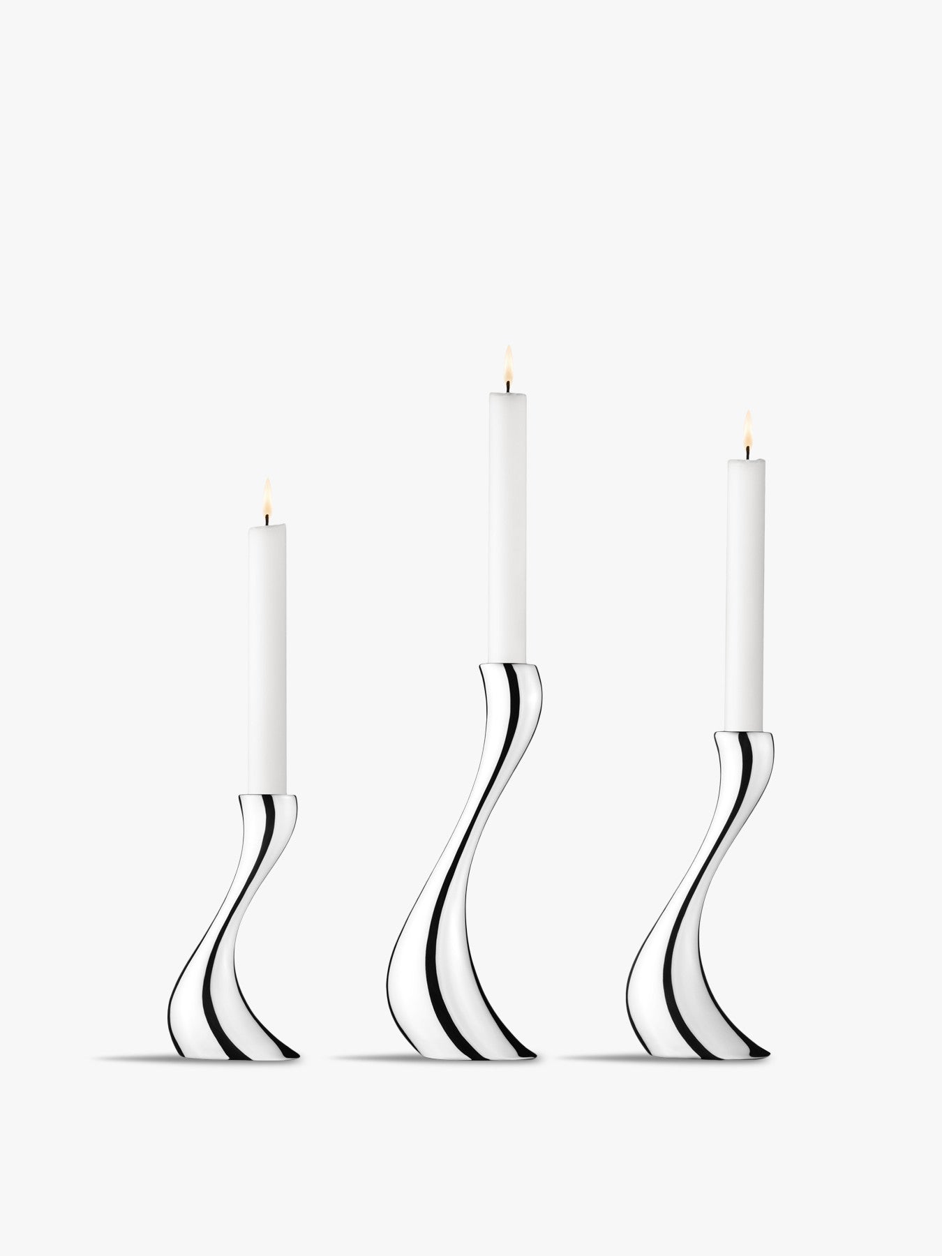 Cobra Candleholder Set of Three