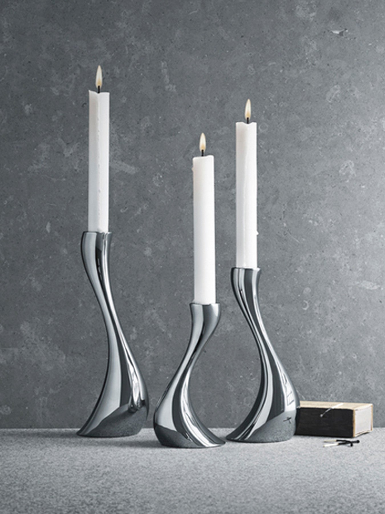 Cobra Candleholder Set of Three