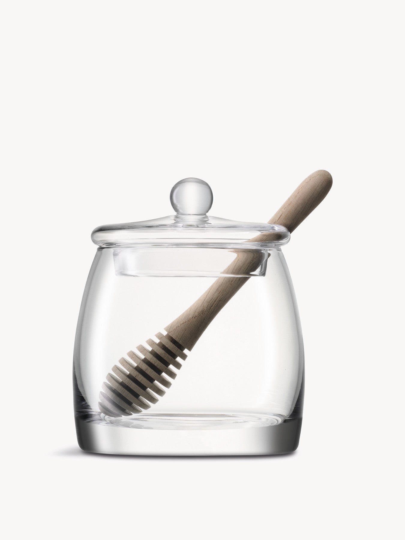 Serve Honey Pot Oak Dipper