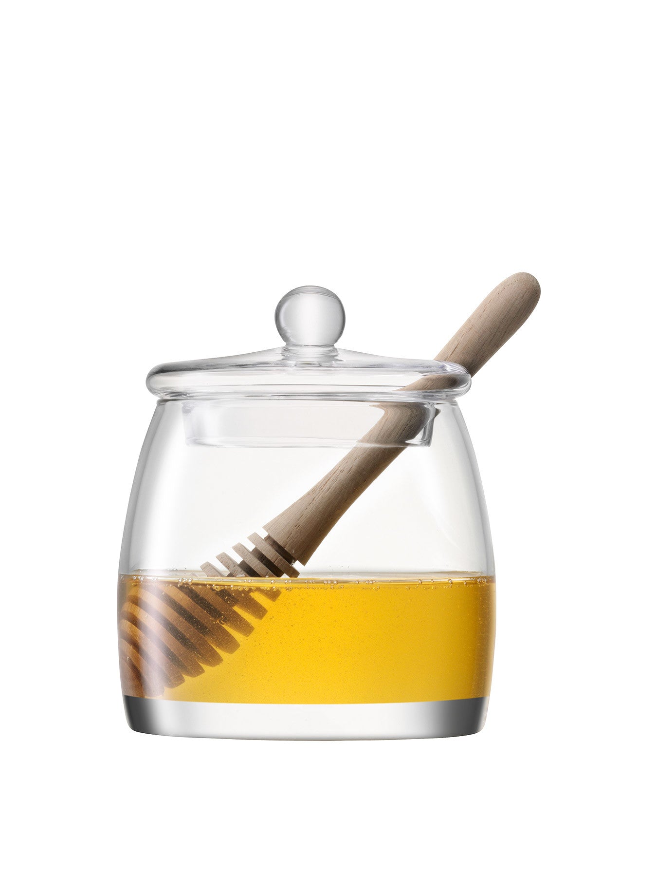 Serve Honey Pot Oak Dipper