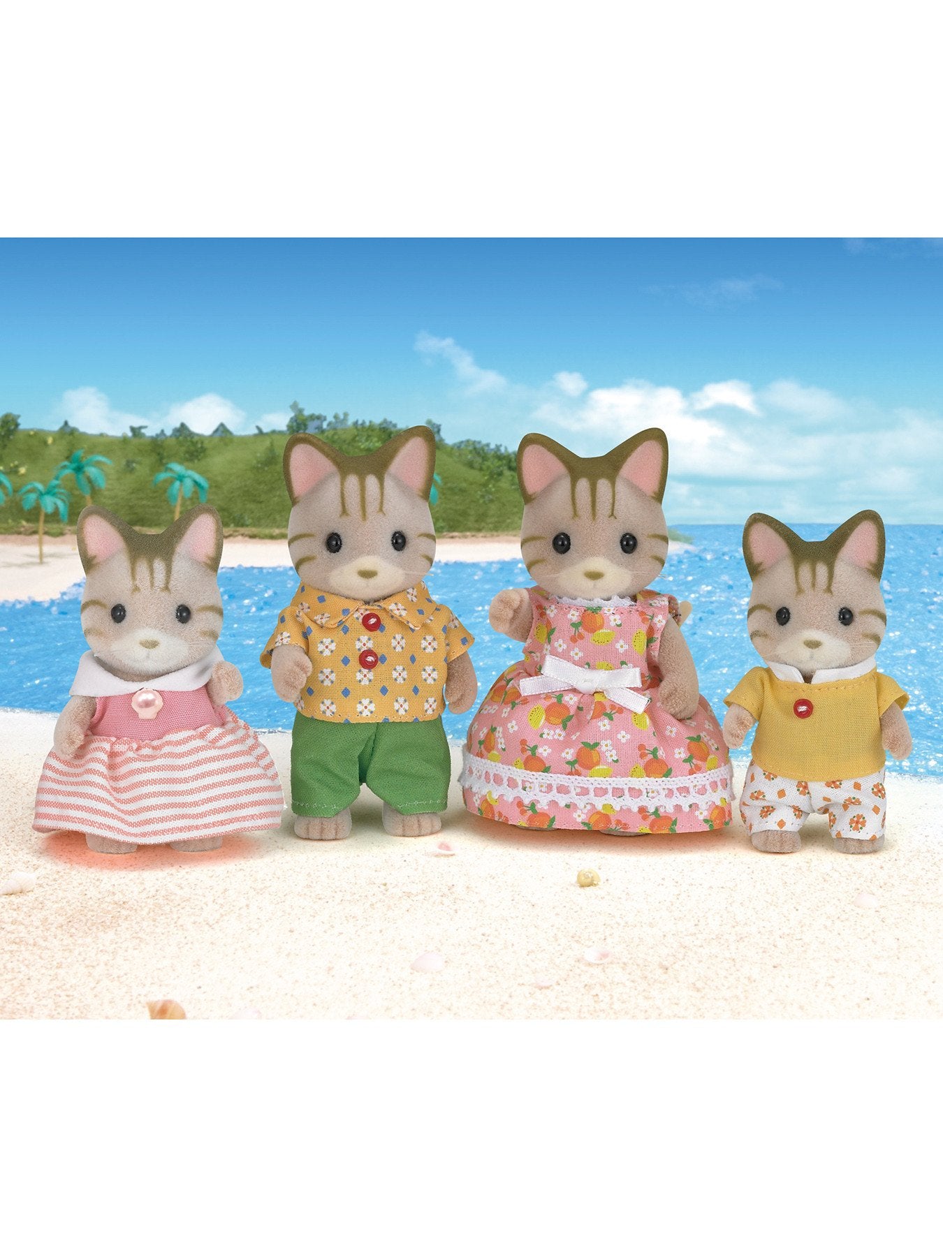 Striped Cat Family