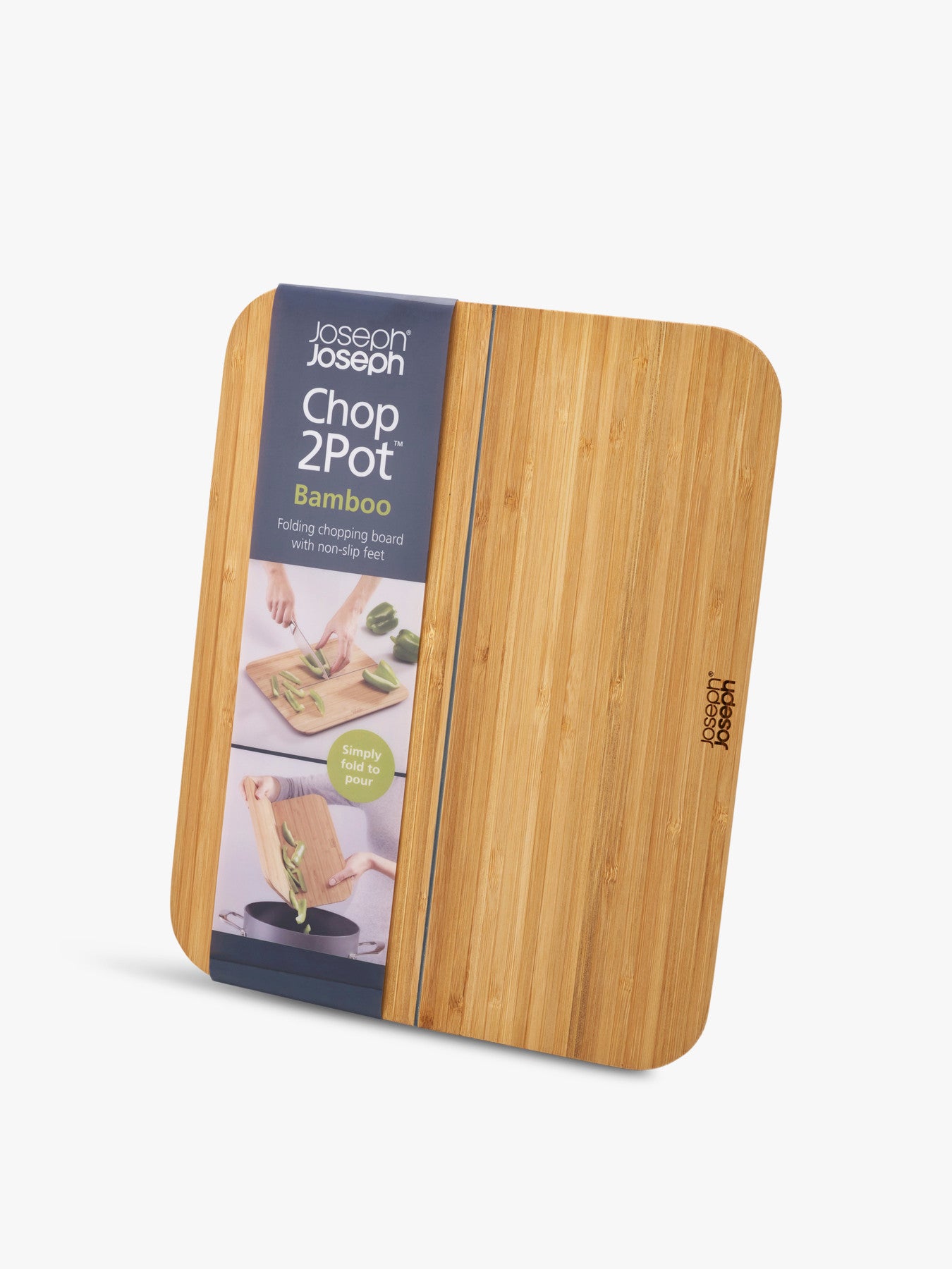 Chop2Pot Large Bamboo Chopping Board