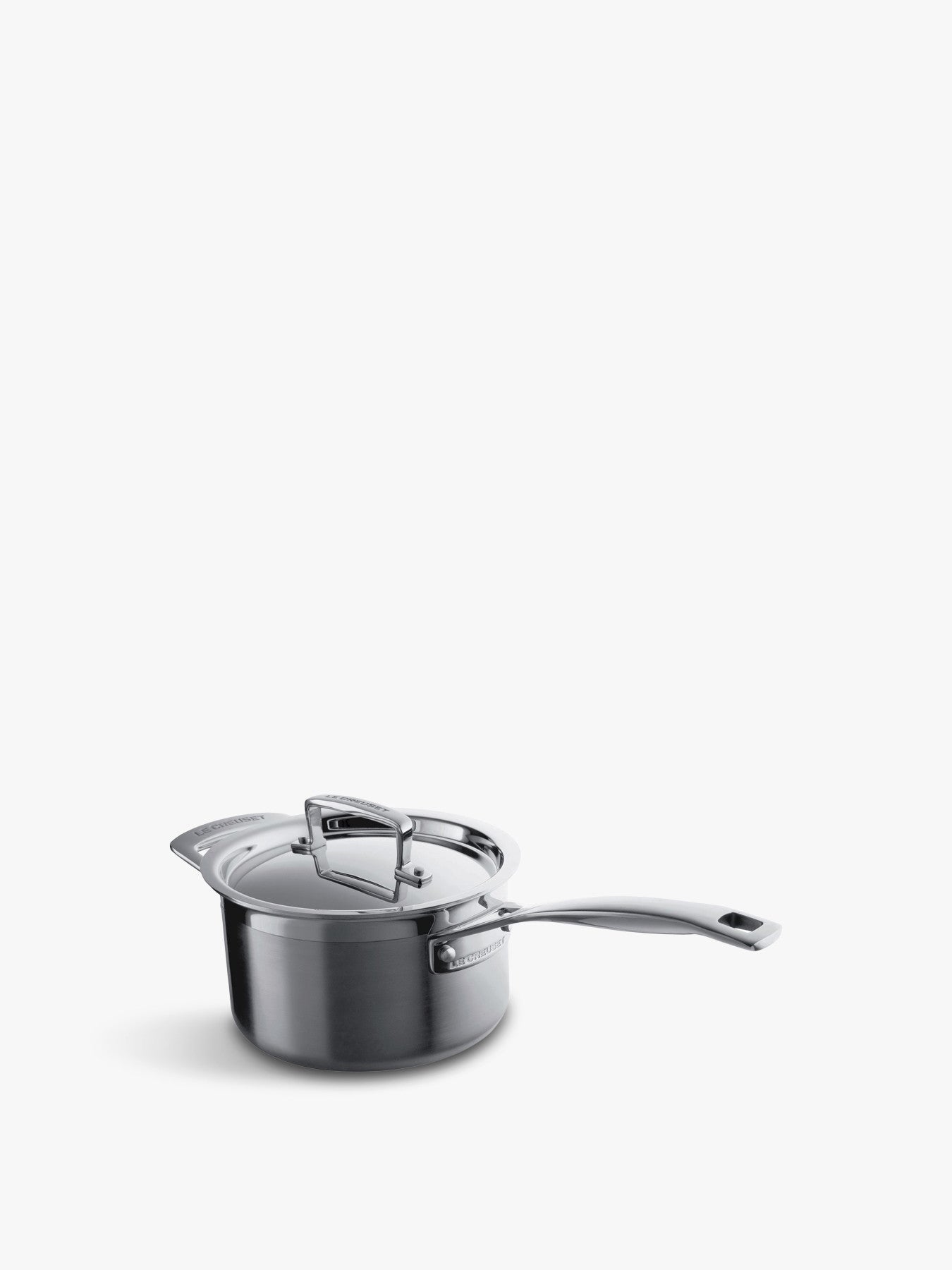 3-Ply Stainless Steel Saucepan with Lid & Helper Handle 20cm