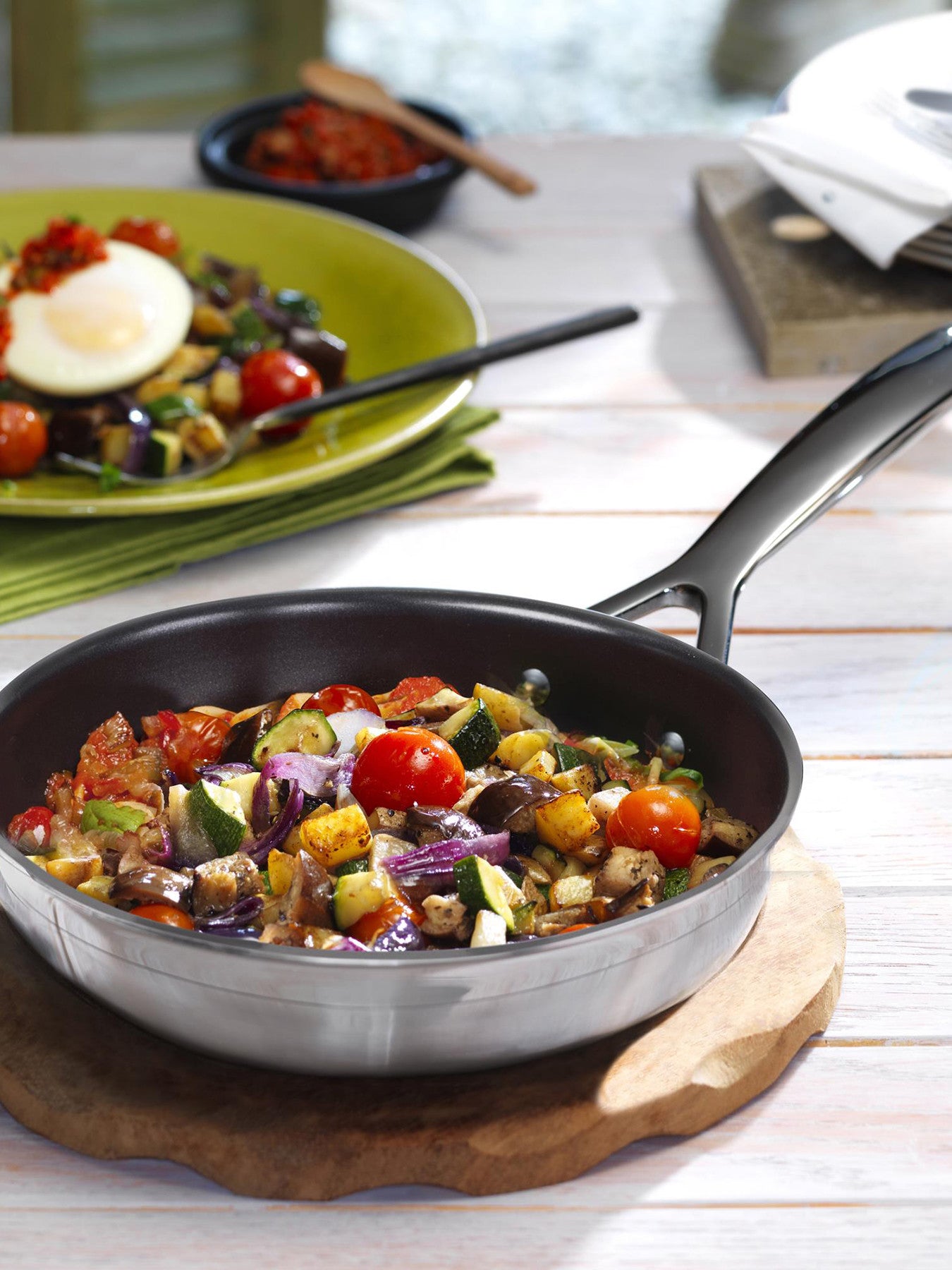 3-ply Stainless Steel Non-Stick Frying Pan 20cm