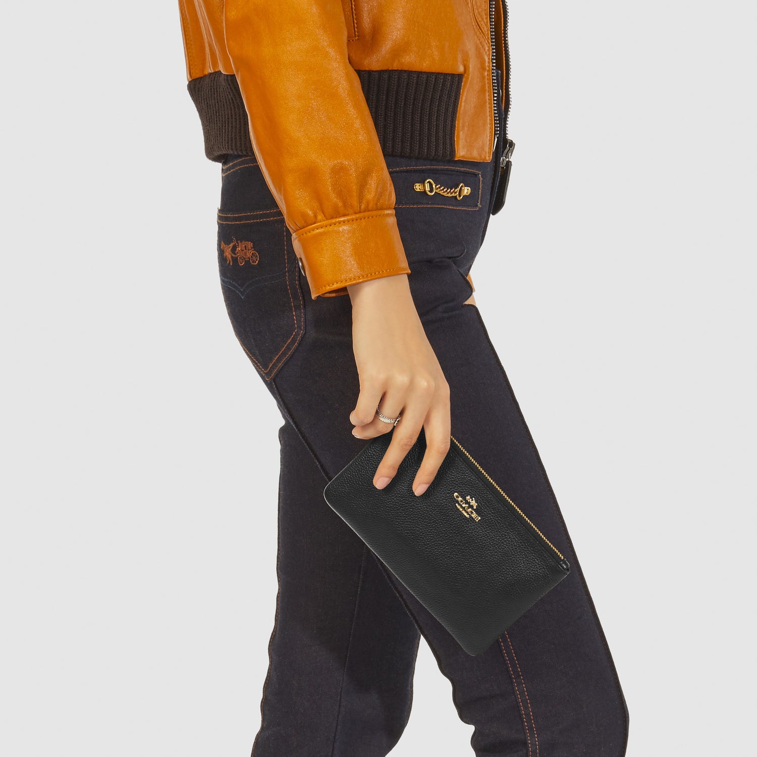 Small Wristlet Black