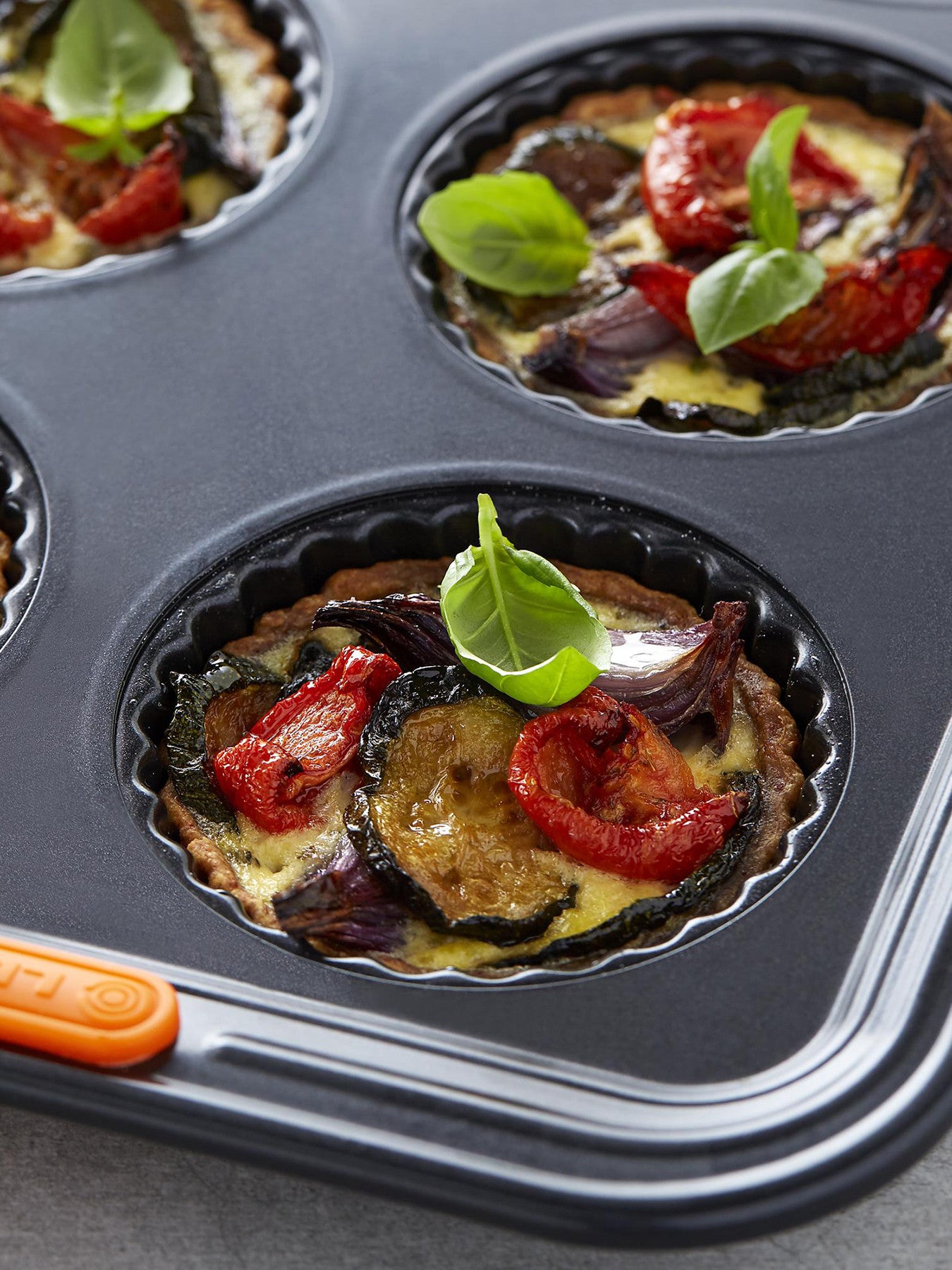 6 Cup Fluted Tart Tin Tray