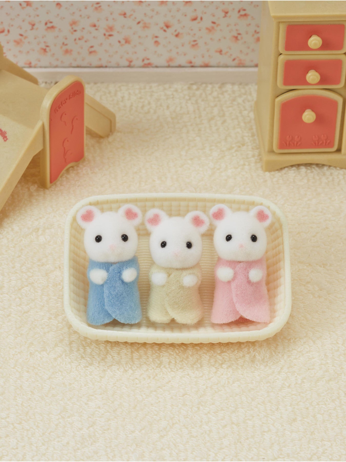 Marshmallow Mouse Triplets