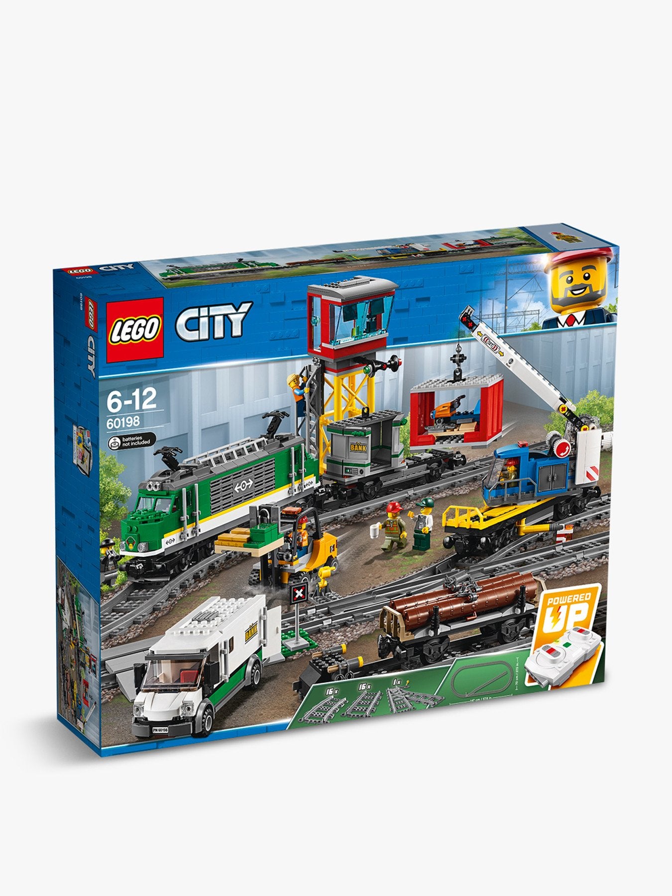 City Cargo Train Power Functions Set 60198