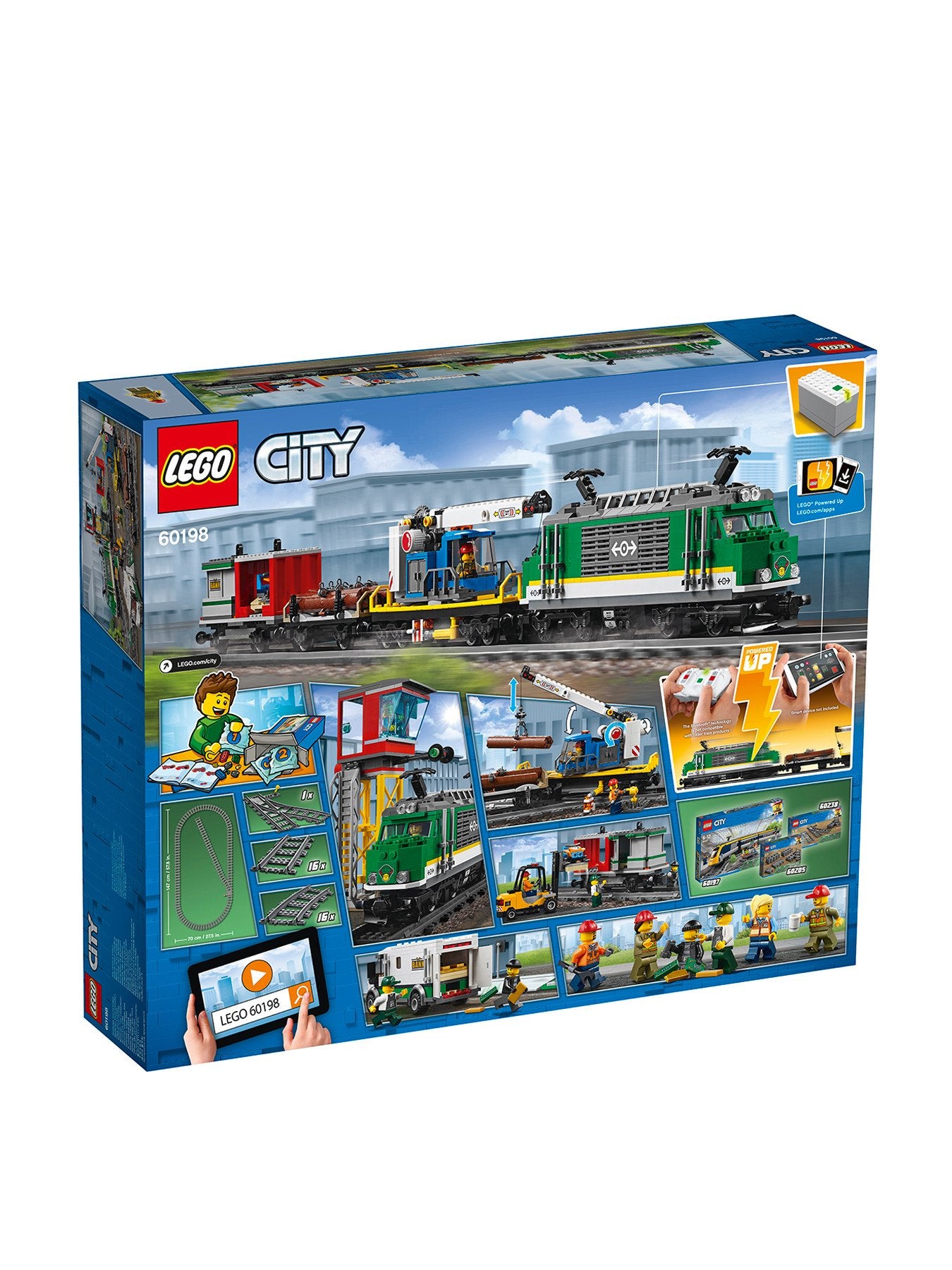 City Cargo Train Power Functions Set 60198