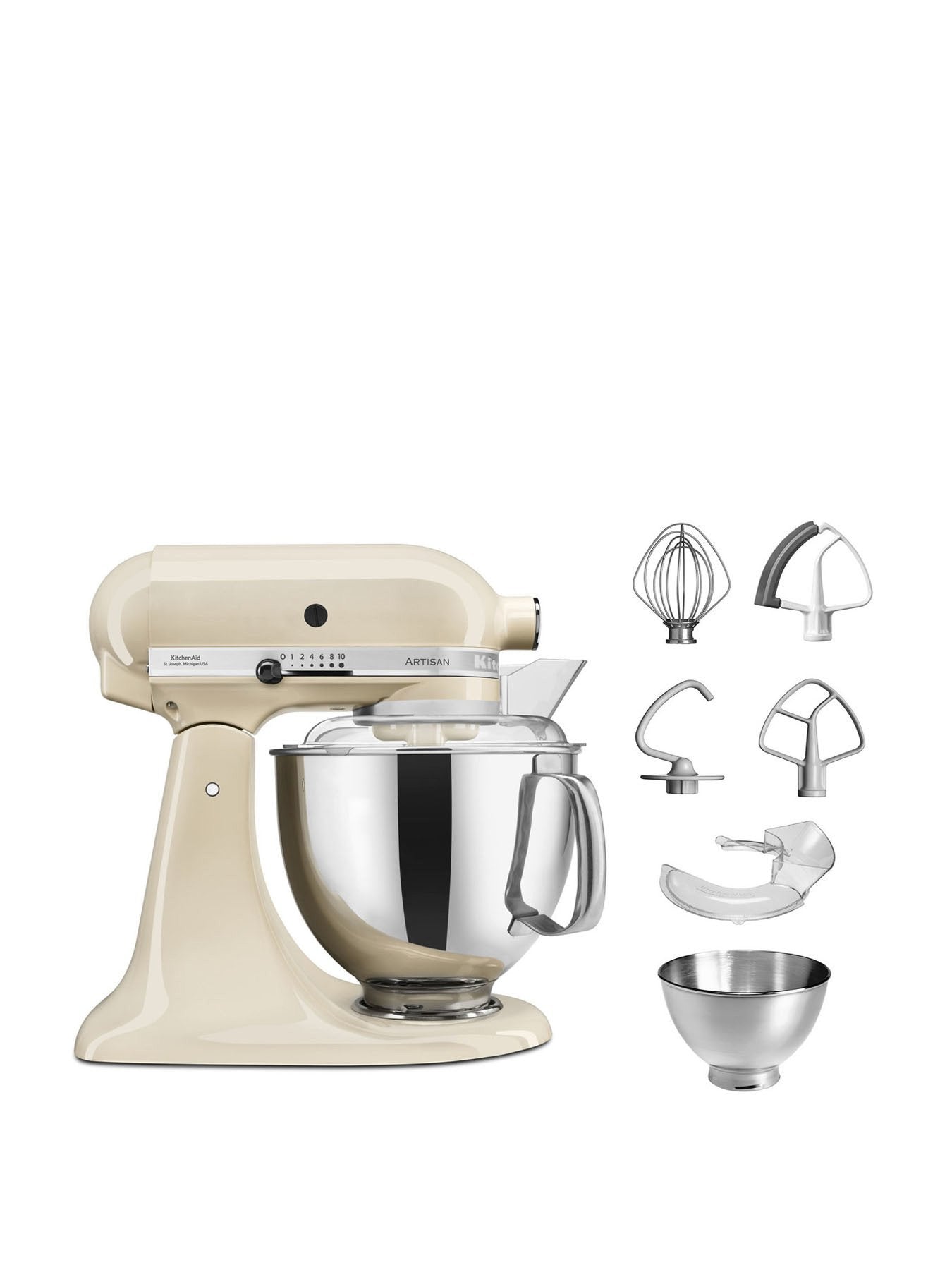 Artisan Tilt-Head Stand Mixer 4.8L with Extra Accessories