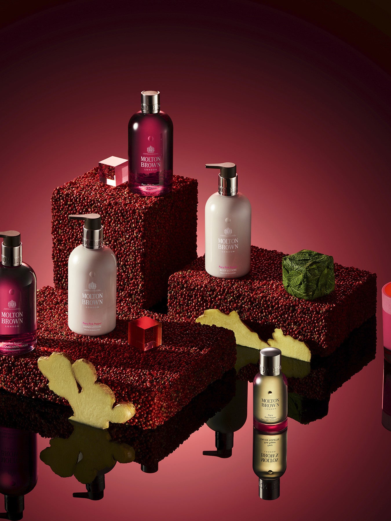 Fiery Pink Pepper Bath Shower Gel 300ml