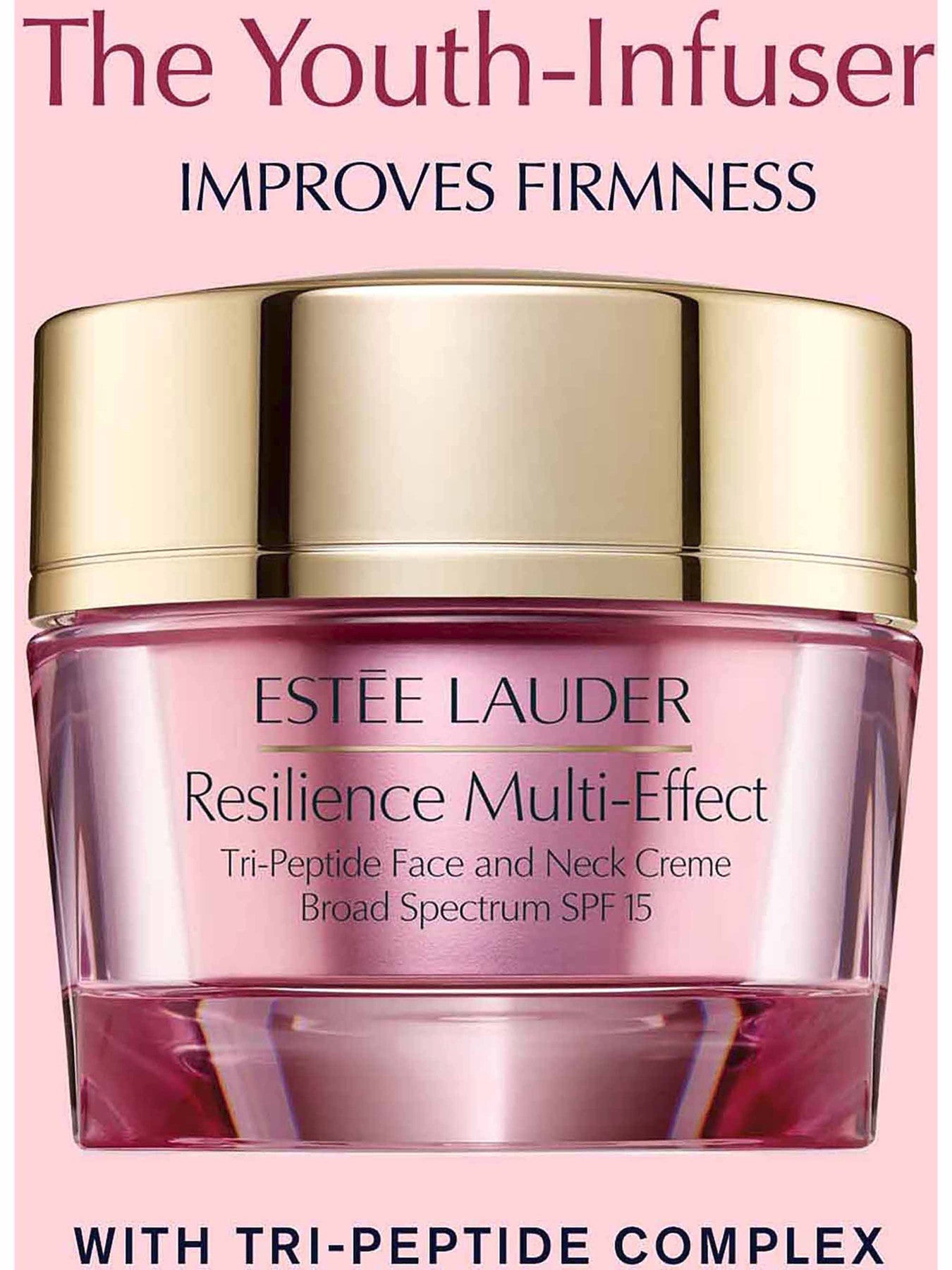 Resilience Lift Multi-Effect Tri-Peptide Face and Neck Moisturiser Crème SPF15