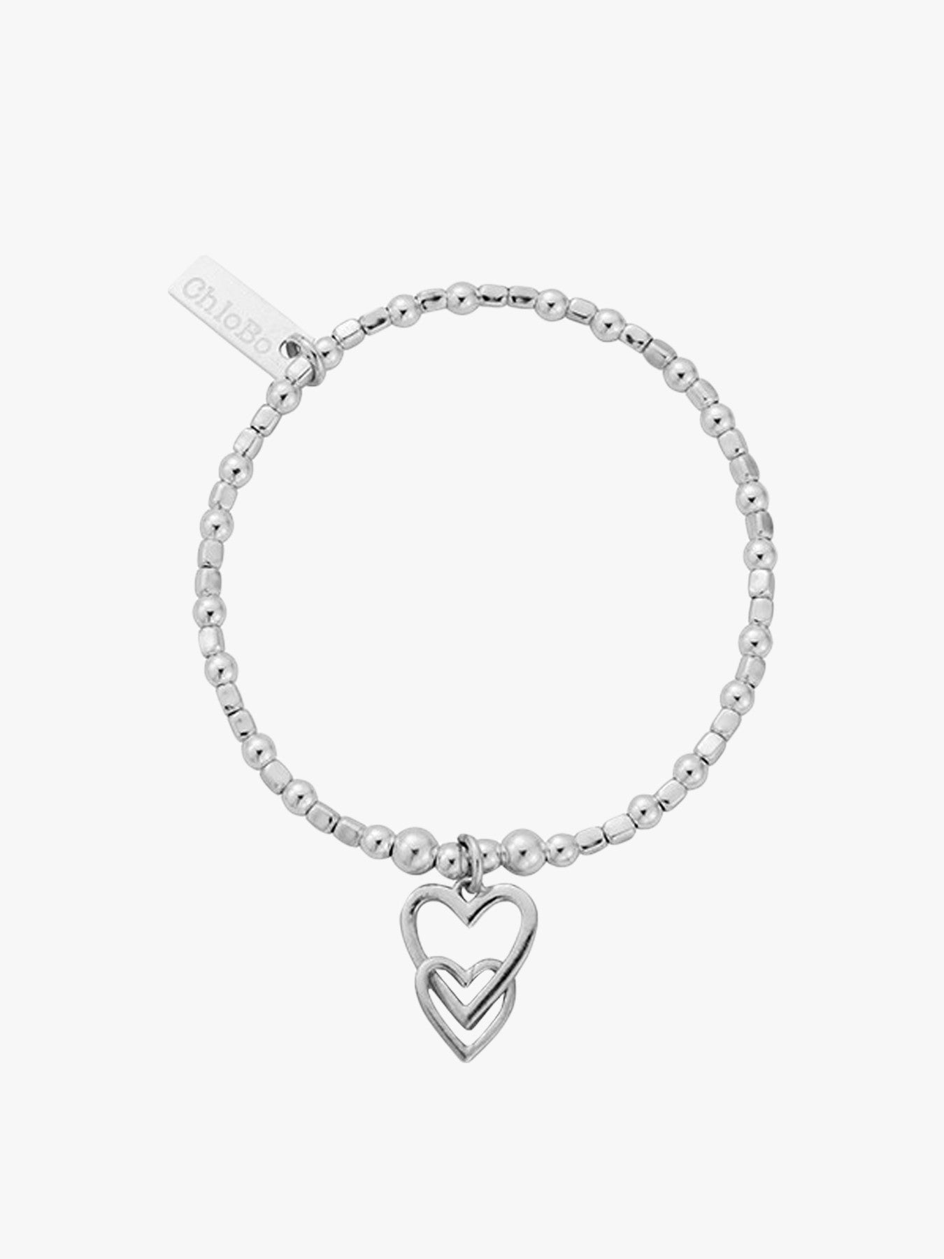 Interlocking Love Heart Bracelet