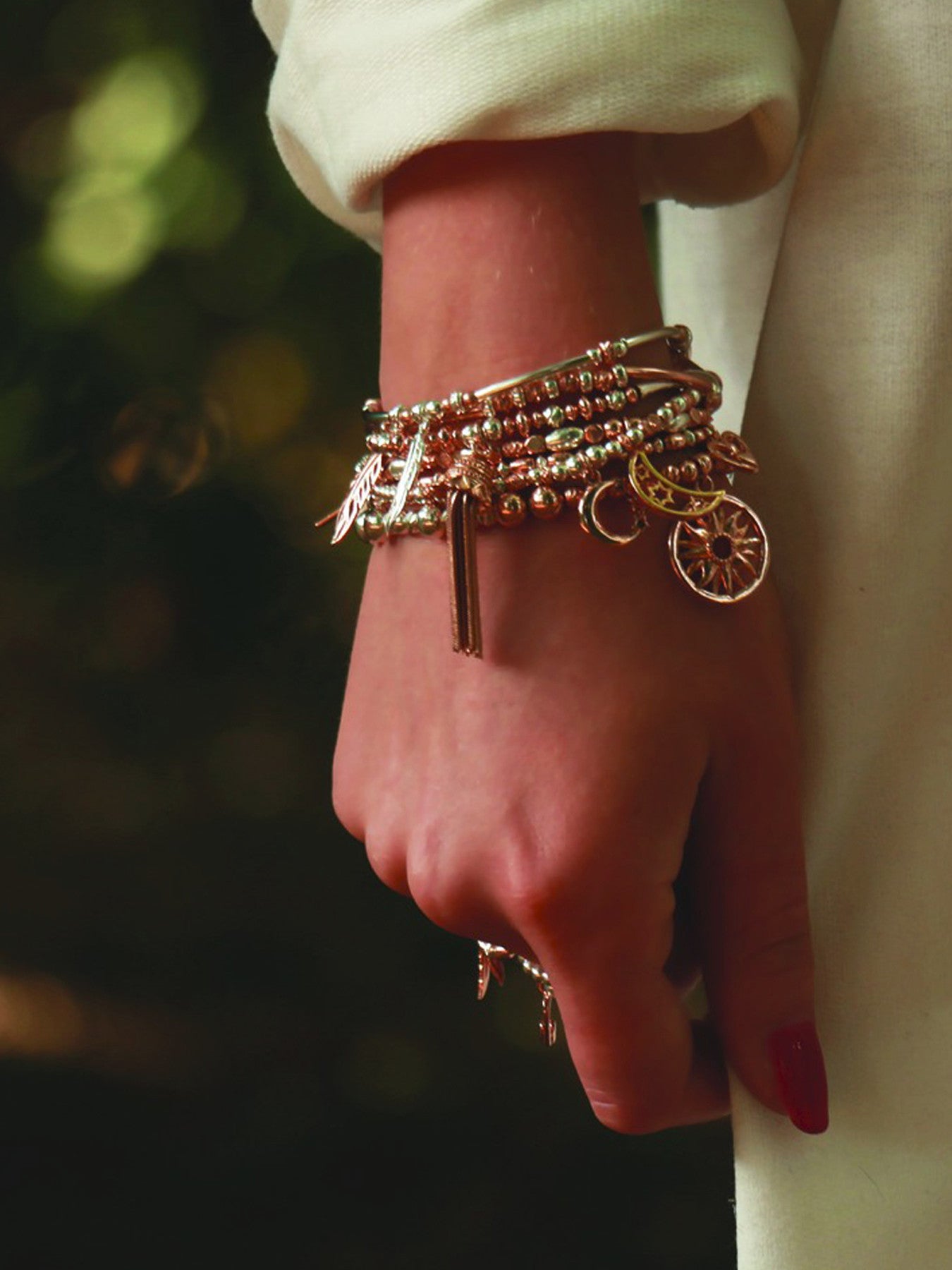 Interlocking Love Heart Bracelet