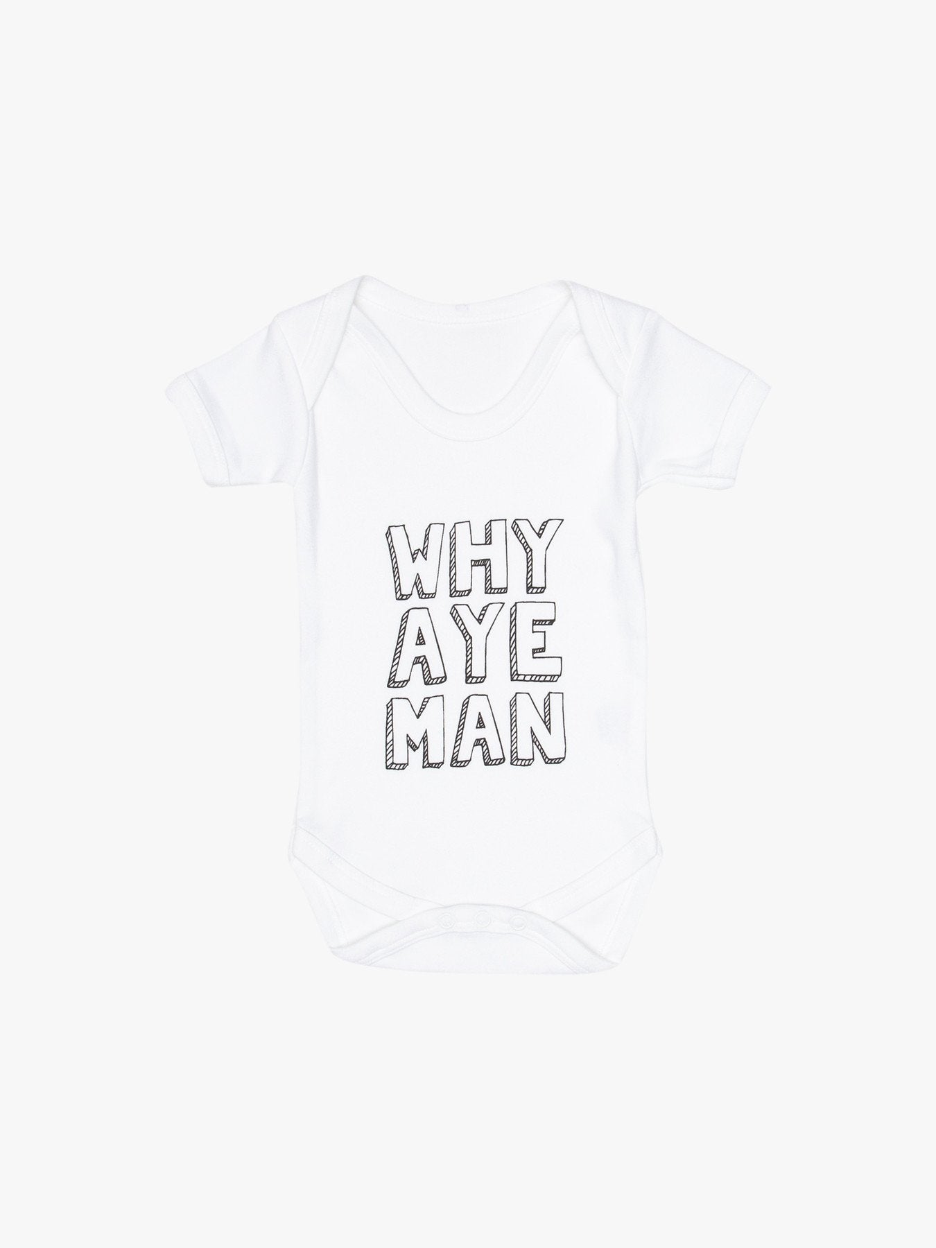 Why Aye Man Cotton Vest White