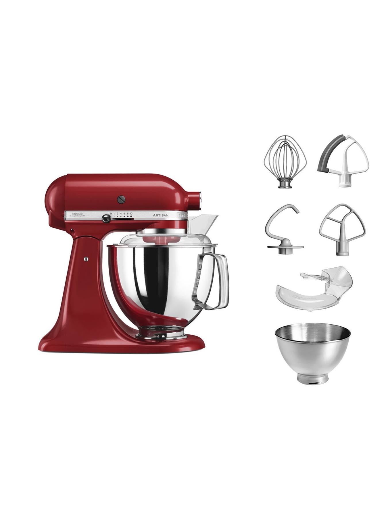 Artisan Tilt-Head Stand Mixer 4.8L with Extra Accessories