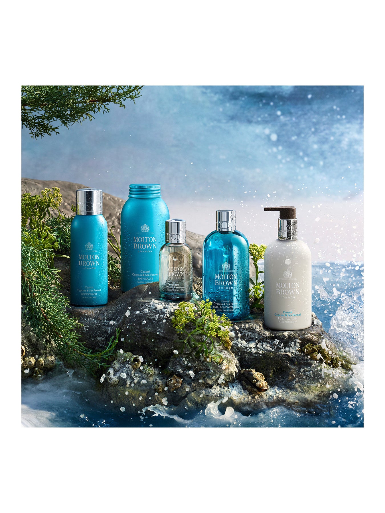 Coastal Cypress Sea Fennel Bath Salts 300g