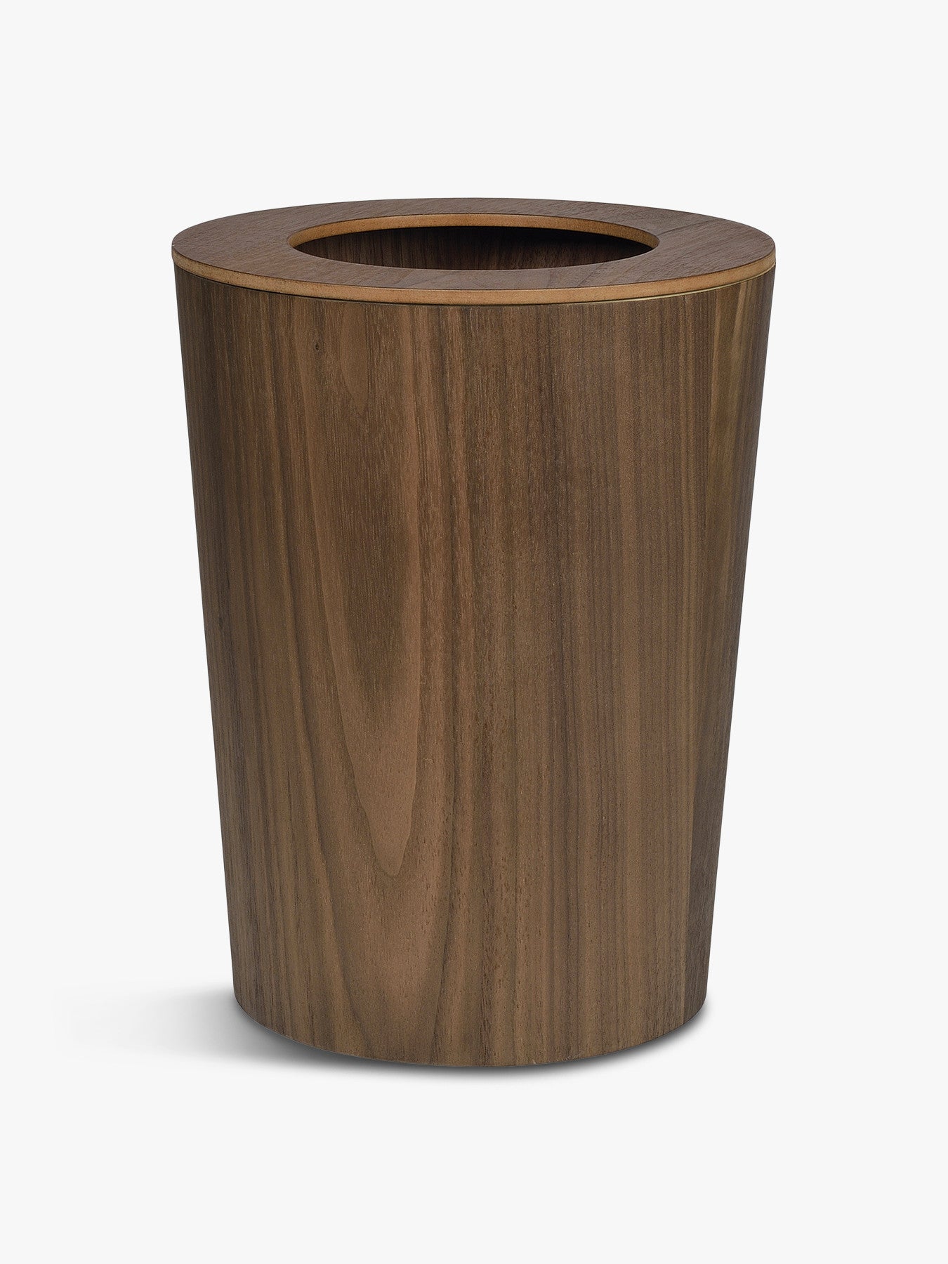 Walnut Paper Bin