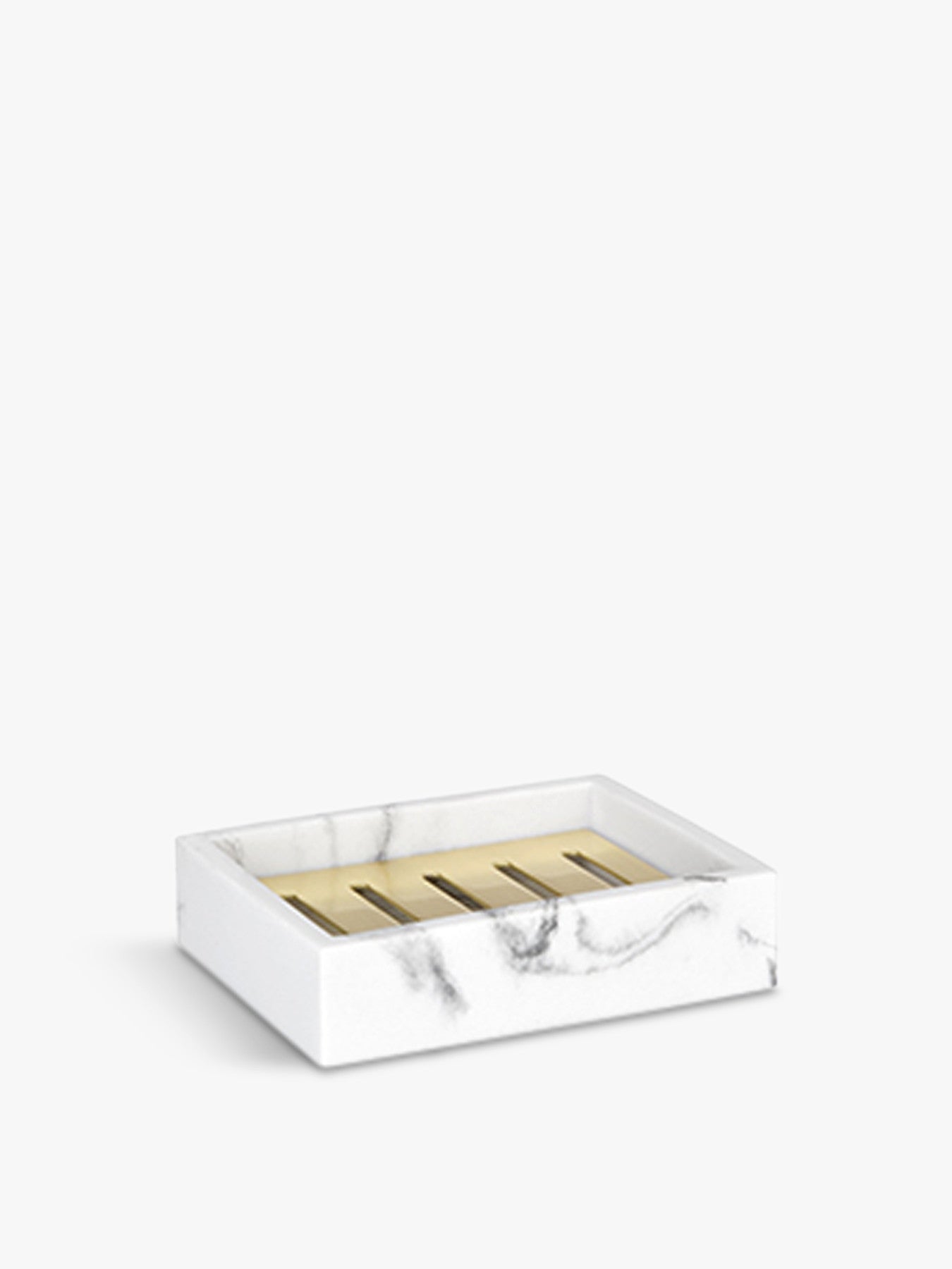 Marble Brass Soap Dish