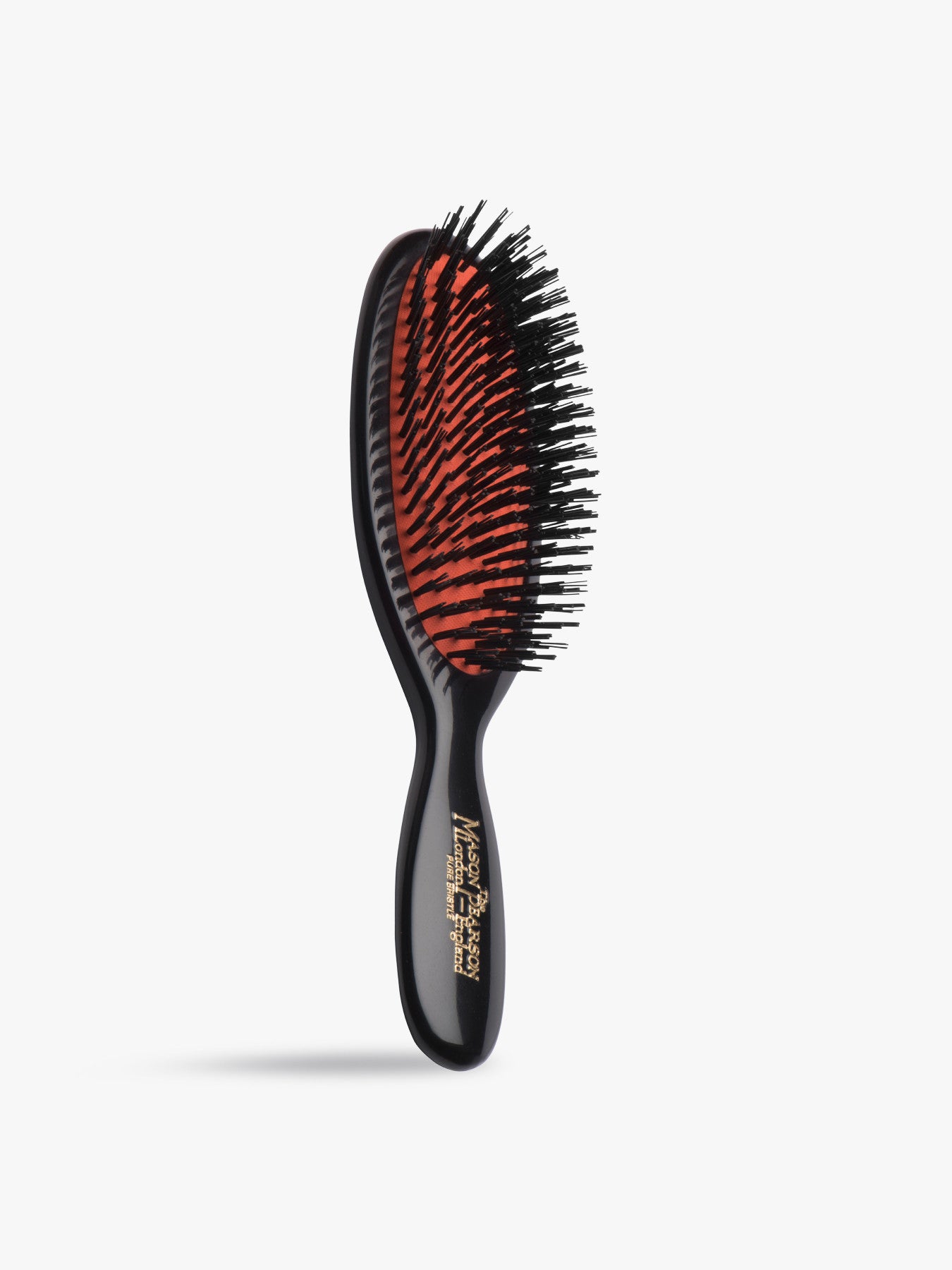 Pocket Bristle Hairbrush Dark Ruby