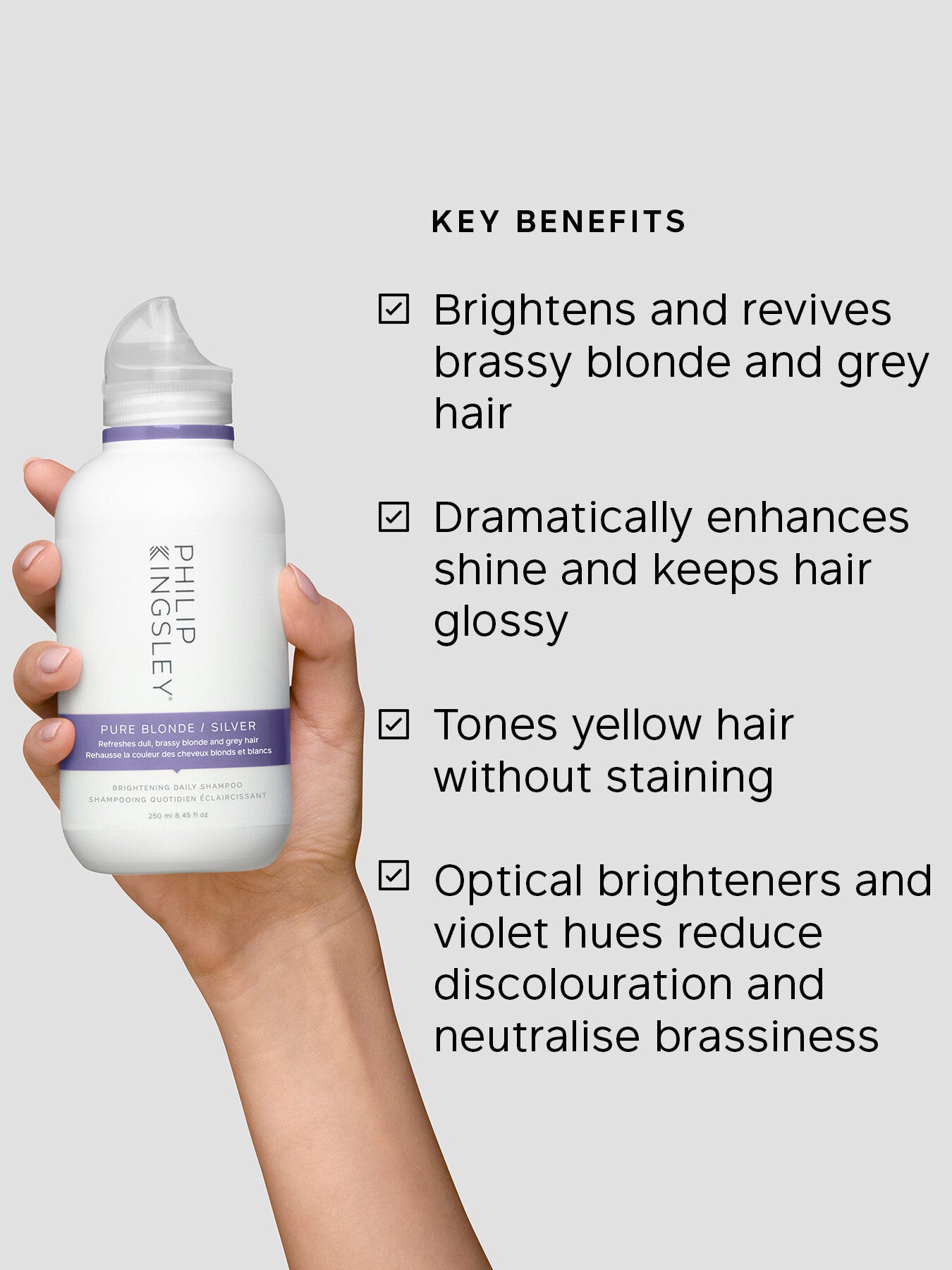 Pure BlondeSilver Brightening Daily Shampoo 250 ml