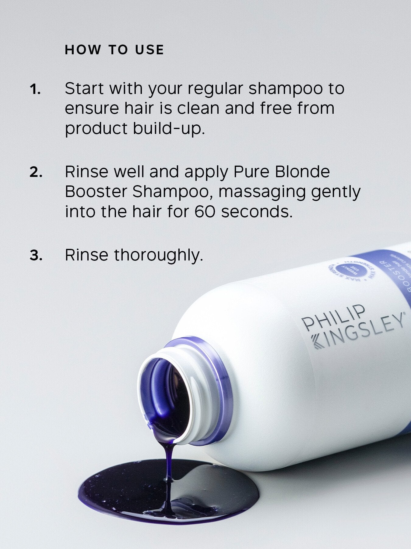 Pure Blonde Booster Shampoo 250 ml